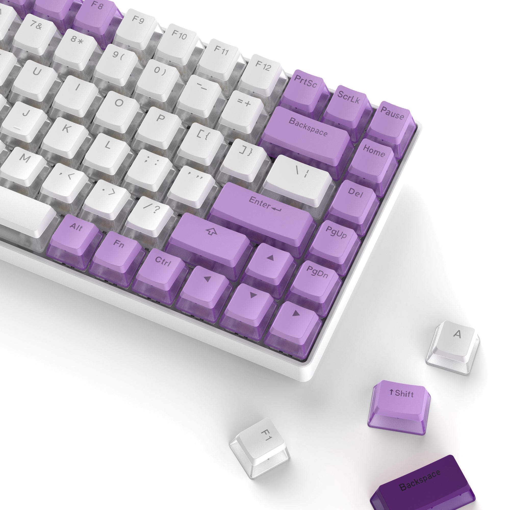 Womier Pudding V2 OEM Profile 165 - Key PBT Keycap - Womier Keyboard
