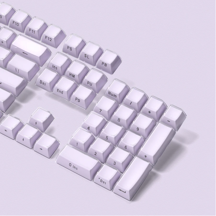 Customization Unveiled: Exploring the Womier Jello Side-Printed Translucent OEM Profile Keycap Set