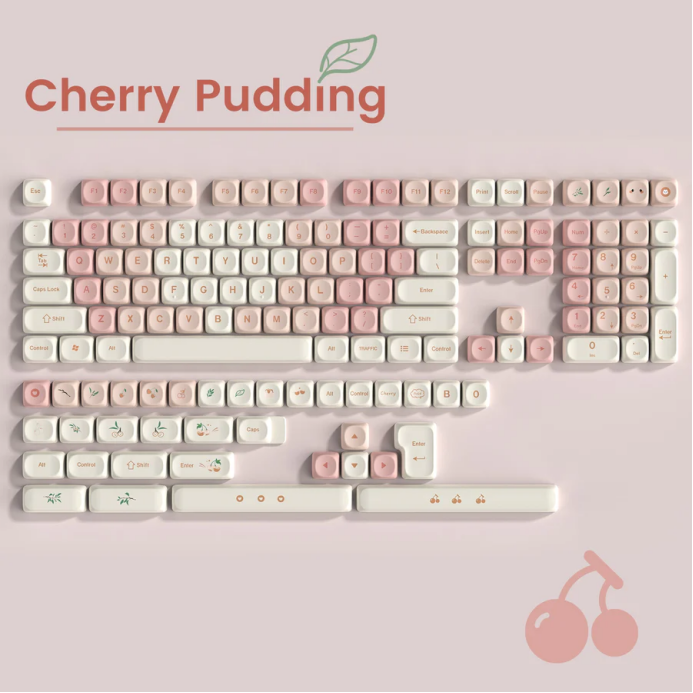 Keycap Innovation: Introducing the Womier Cherry Pudding 143-Key MOA Profile Set