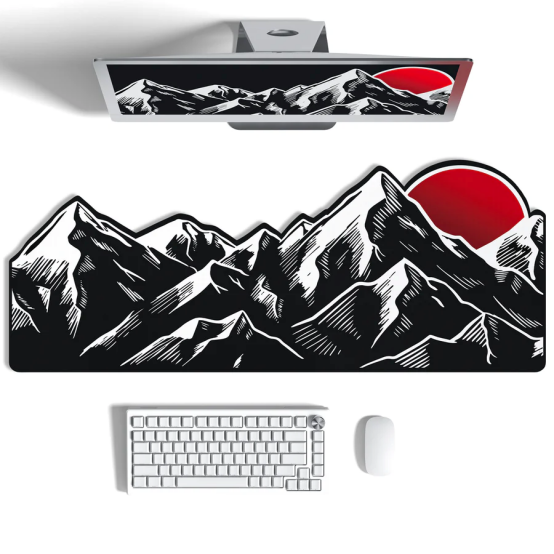 Womier: Enhance Your Workspace with the Sunrise Desk Mat