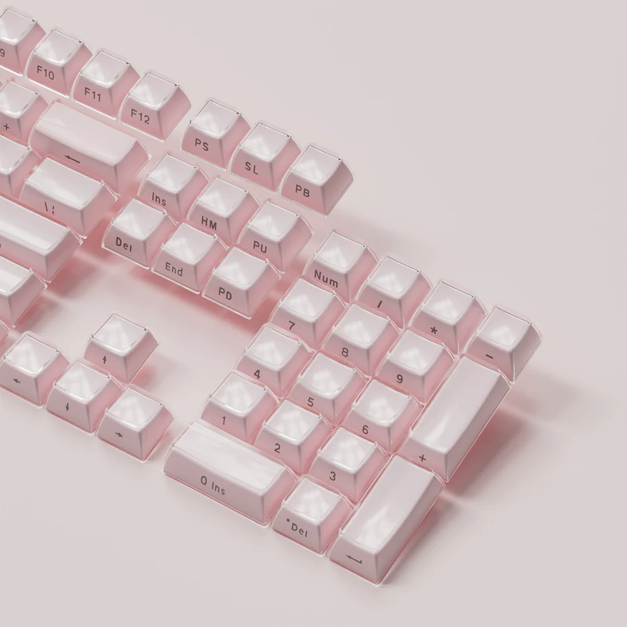 Elevate Your Style with Womier: Introducing the Womier Jello Side-Printed Translucent OEM Profile Keycap Set