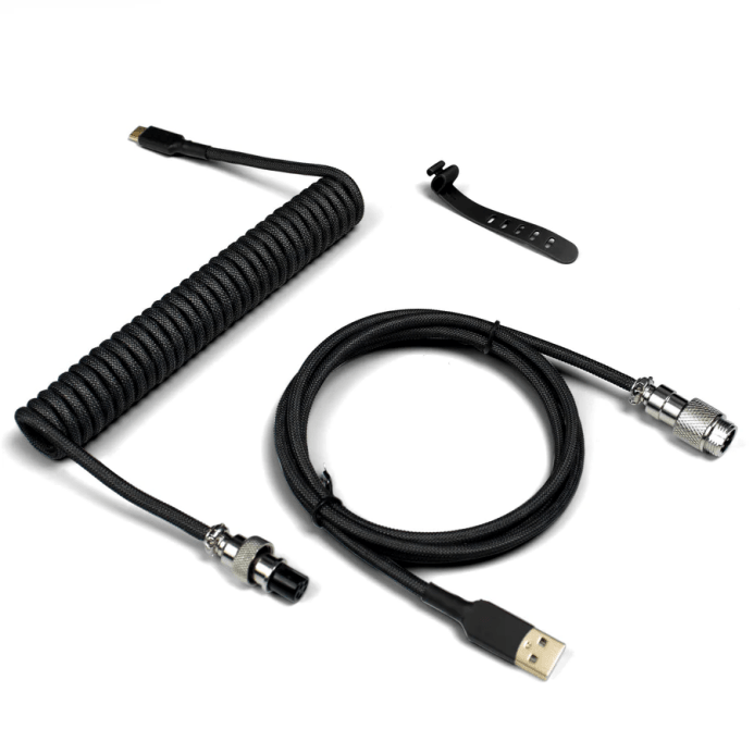 Discover the Womier Pro Braided Coiled Aviator USB Cable: A Versatile Accessory for Your Mechanical Keyboard - Womier Keyboard