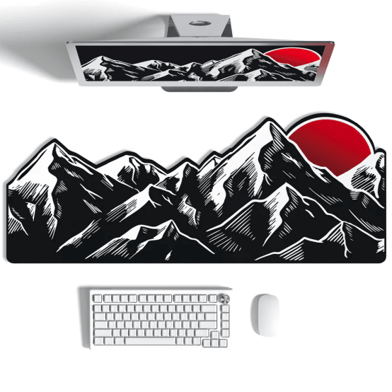 Womier: Enhance Your Workspace with the Sunrise Desk Mat - Womier Keyboard