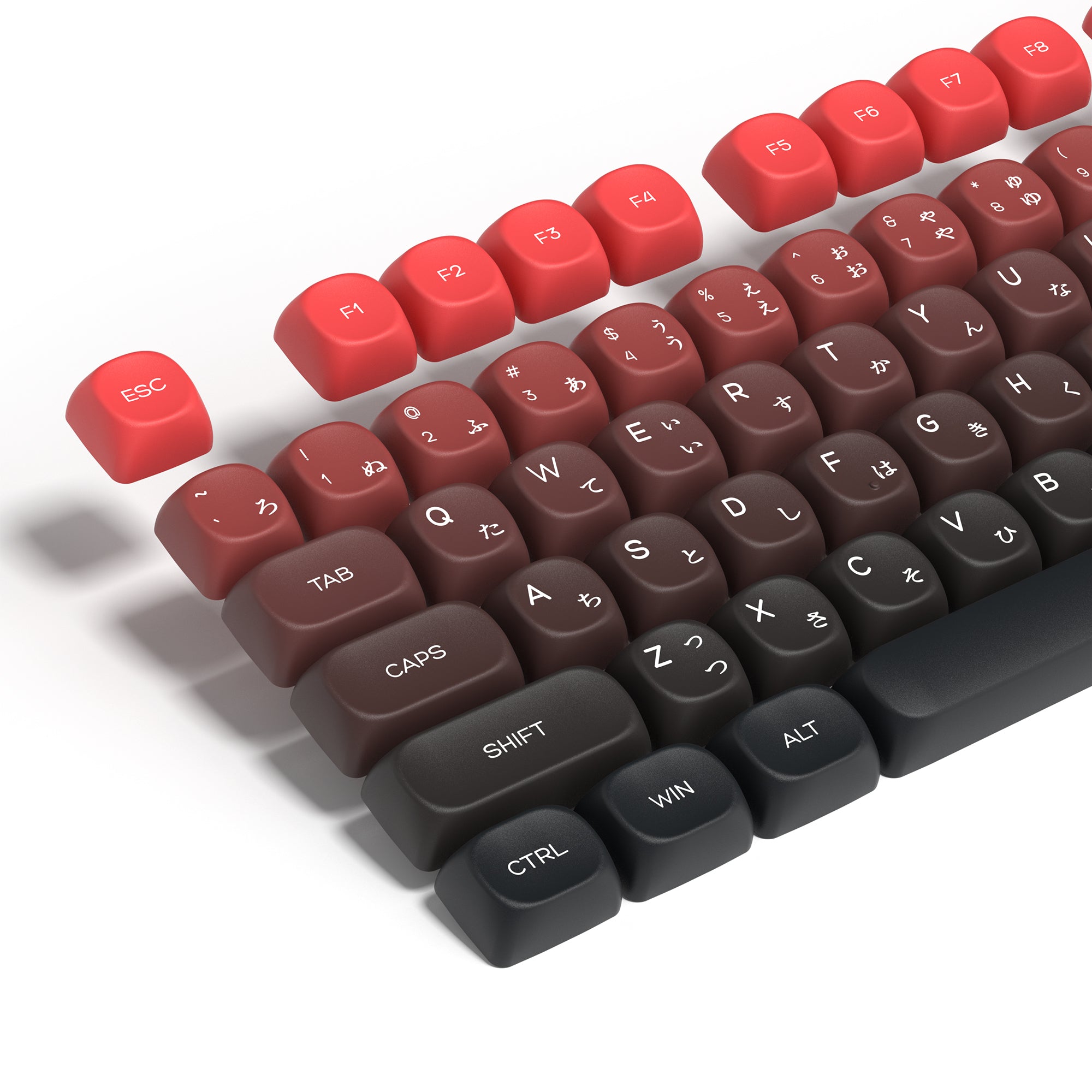 Womier Gradient Series MOA Profile Dye Sublimation PBT Keycap Set (4 Colorways)