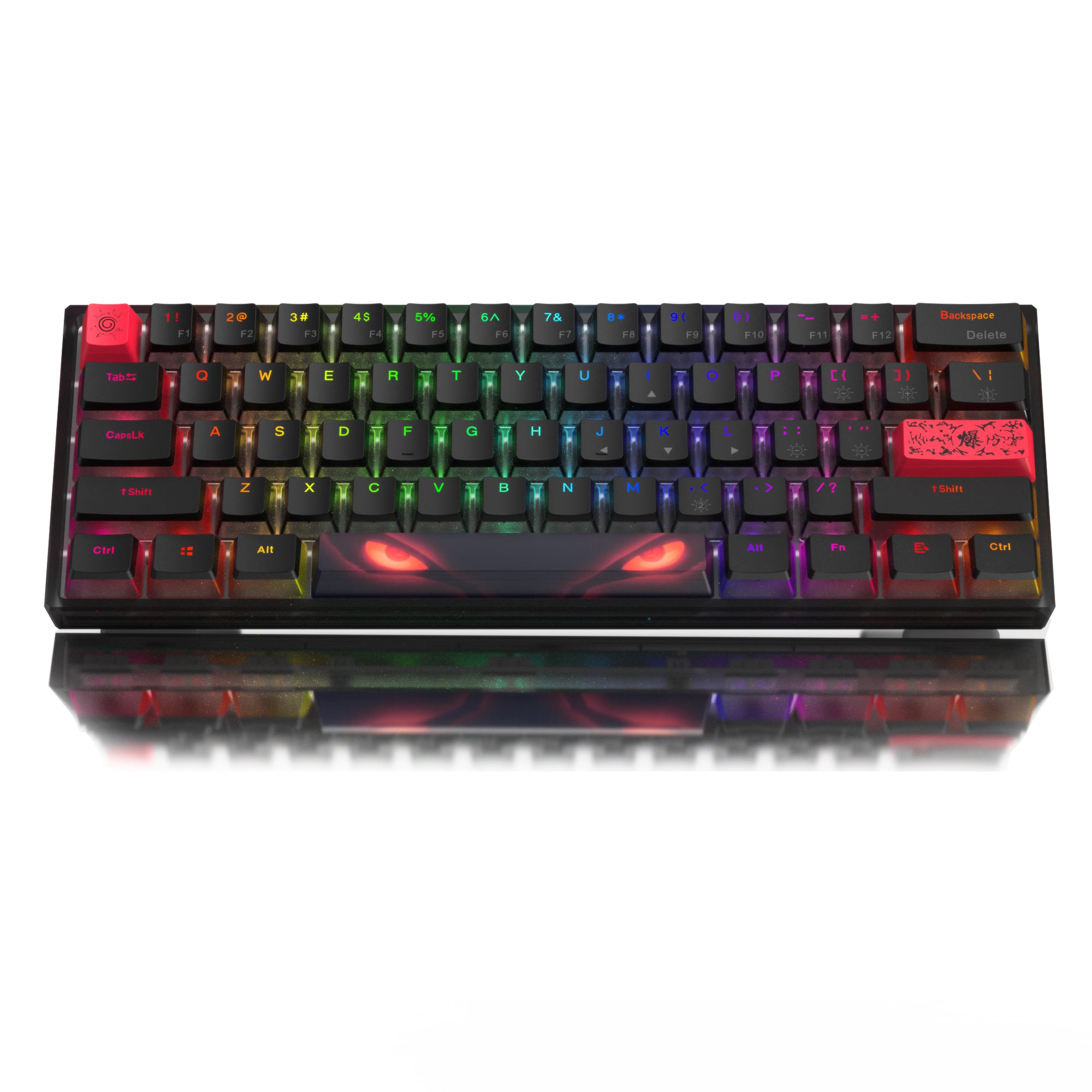 Womier WK61 V2 60% Hot-Swappable RGB Mechanical Wired Gaming Keyboard (5 Colors)