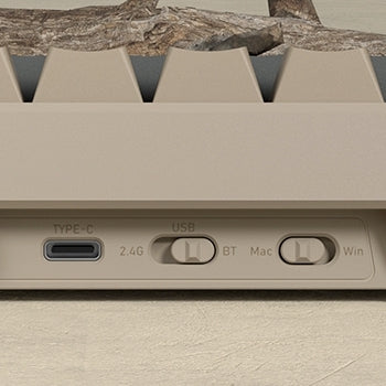 Womier QK87 TKL QMK/VIA Support Wireless Keyboard with Multimedia Display