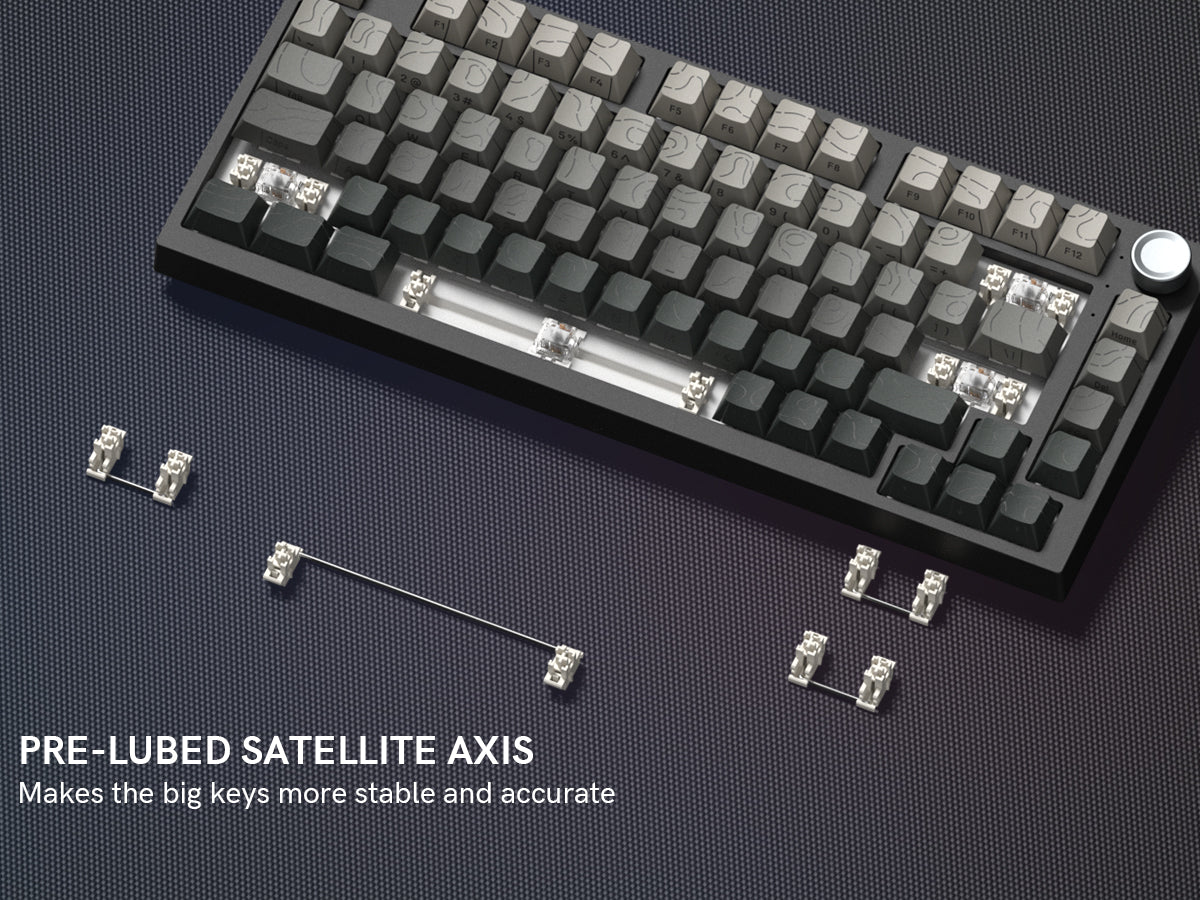 WK75 75% Wireless Mechanical Keyboard,  Hot Swappable Custom Gaming Keyboards