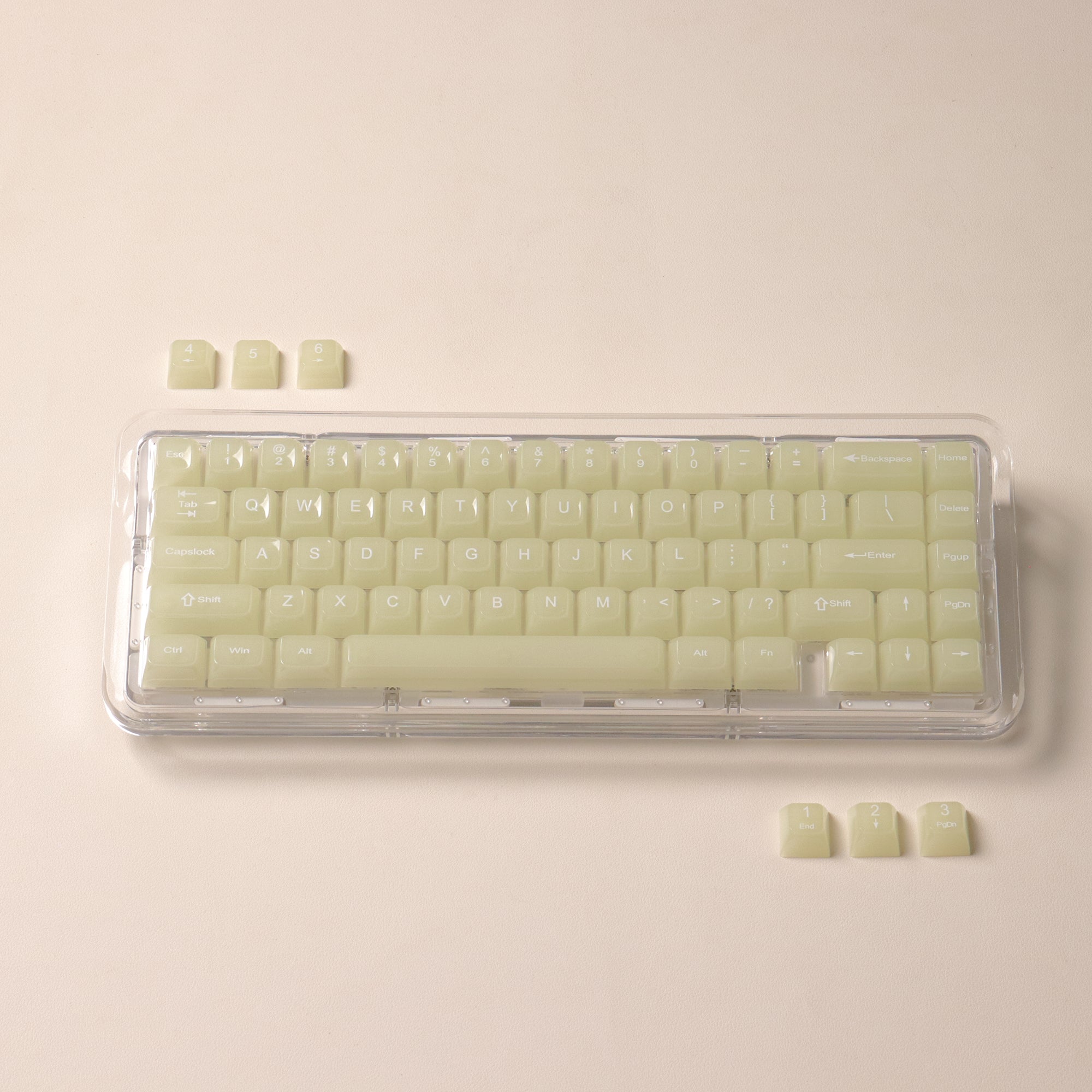 Womier Frosty Jello 115-Key MDA Profile Translucent PC Keycap Set