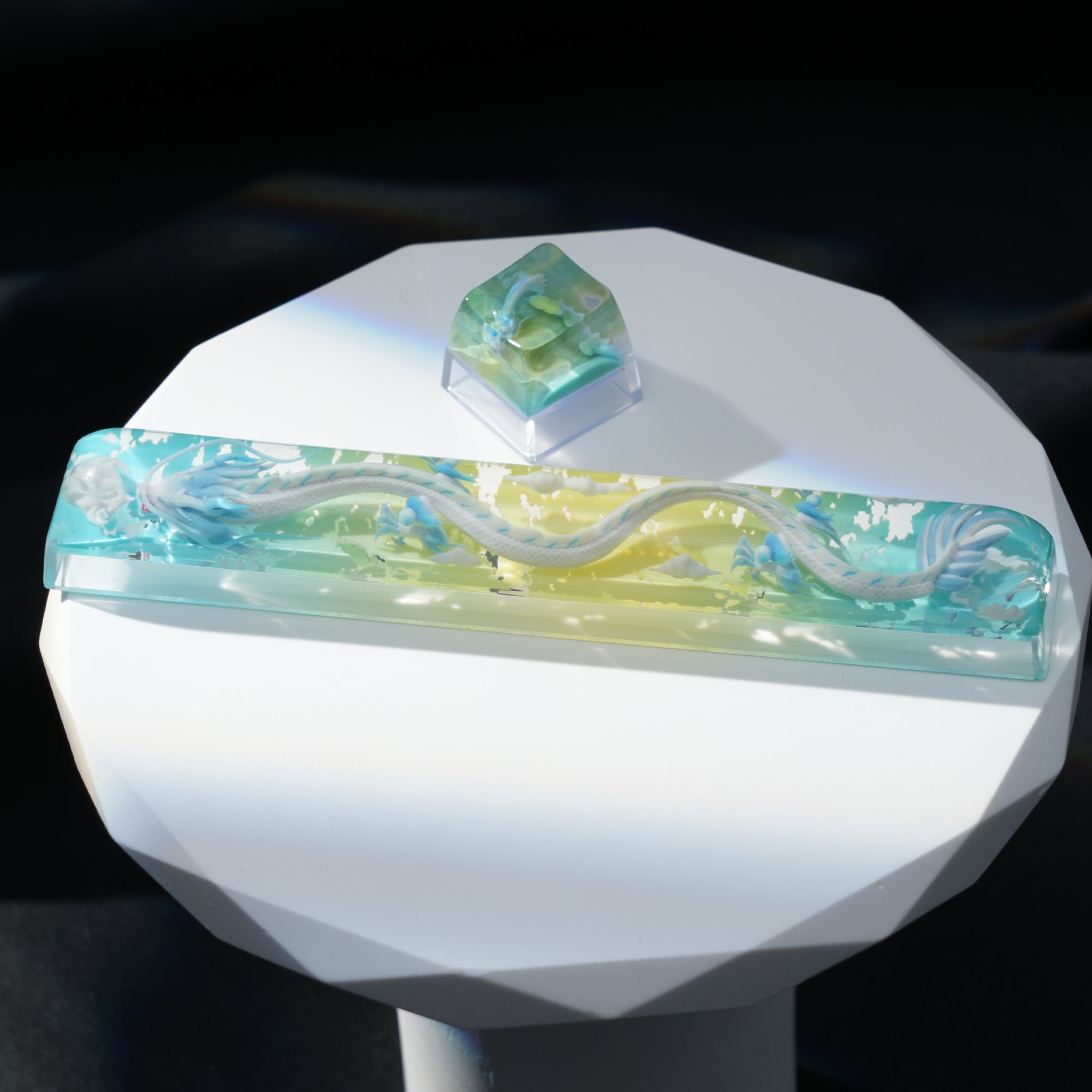 Womier Auspicious Dragon Artisan Resin Keycaps (5 Colorways)