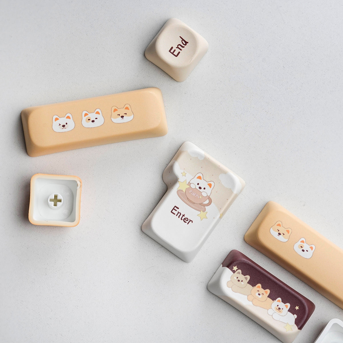 Womier Forest Animals MOA Profile Dye-Sublimation PBT Keycap Set