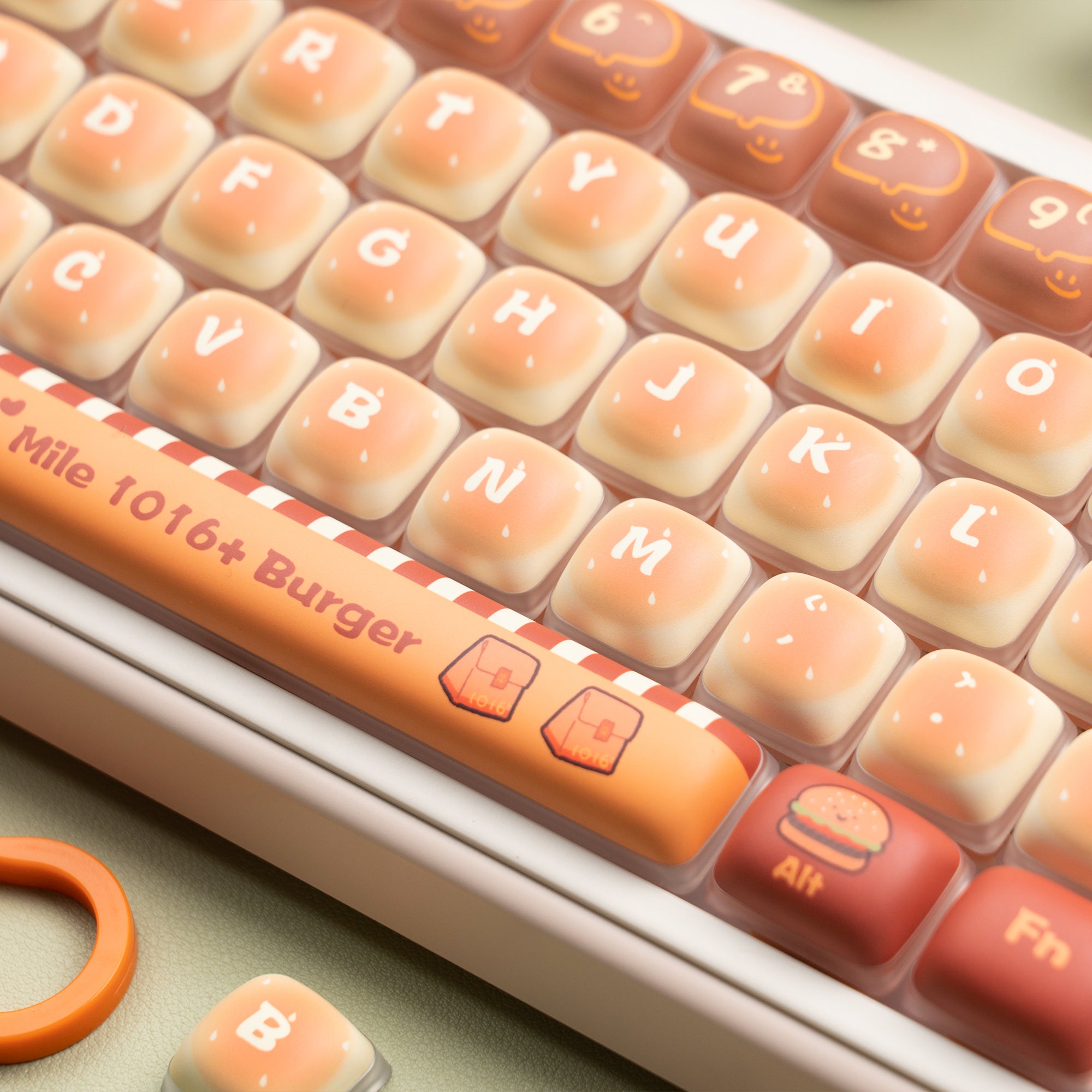 Womier Pudding Bun MOG Profile Dye-Sublimation PBT Keycap Set