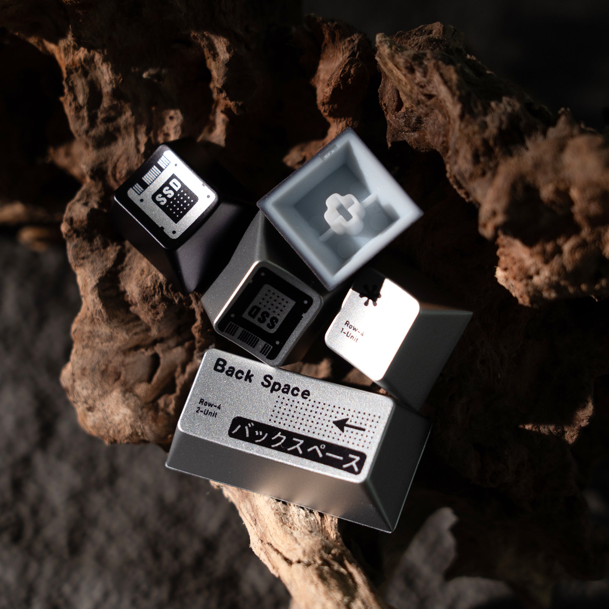 Womier Parametric 112-Key Cherry Profile Metallic Coating Keycap Set