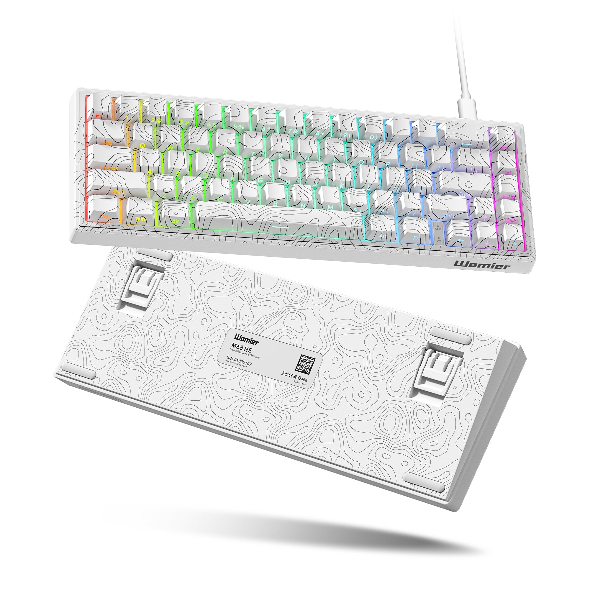 Womier M68 HE V2 65% Themed Hall Effect Wired Gaming Keyboard
