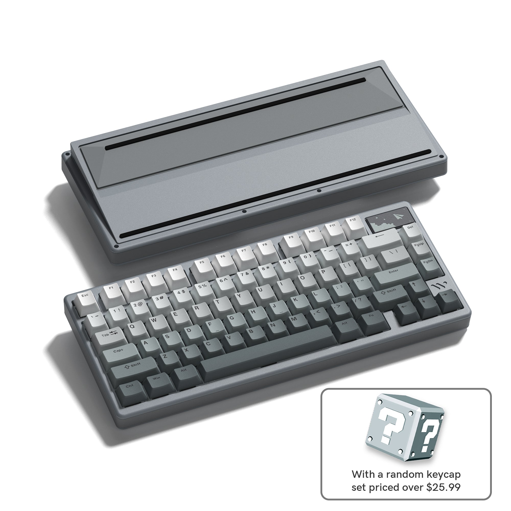 Womier SK71 Pro 75% VIA Support Wireless Aluminum Mechanical Keyboard