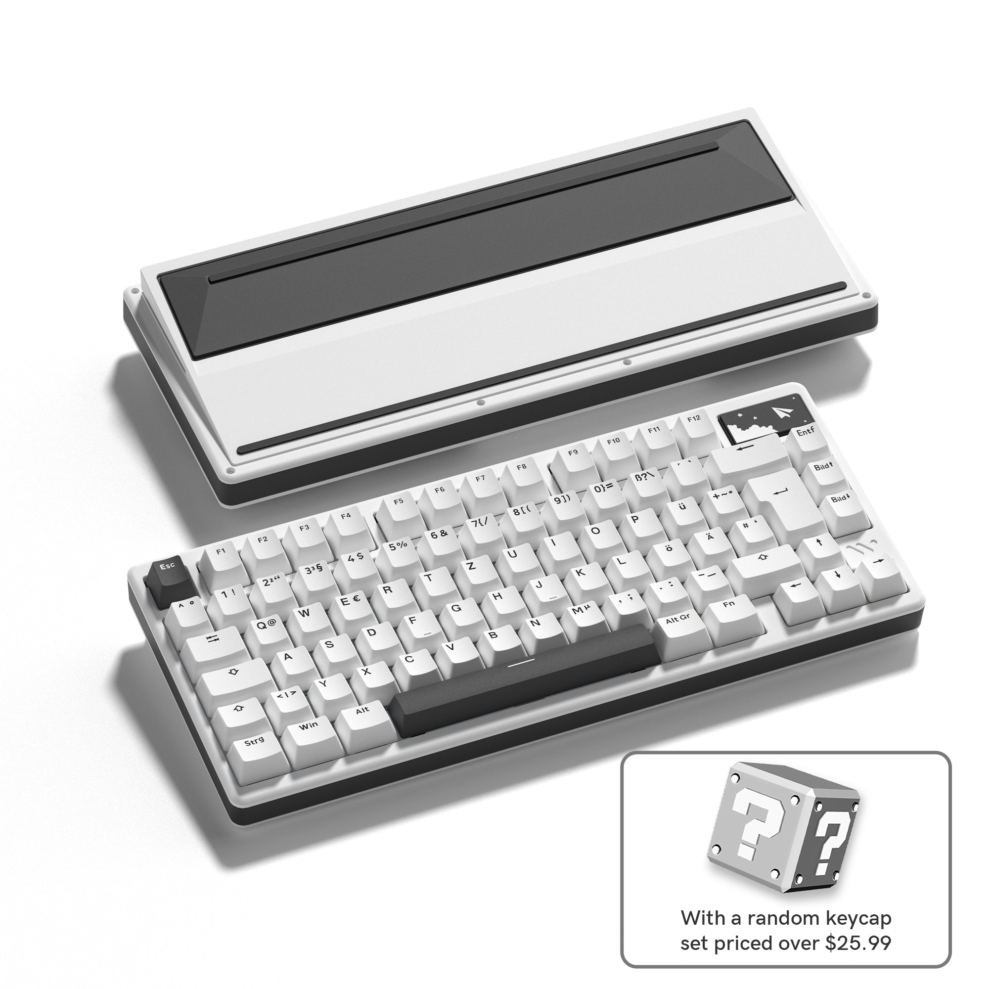 Womier SK71 Pro 75% VIA Support Wireless Aluminum Mechanical Keyboard