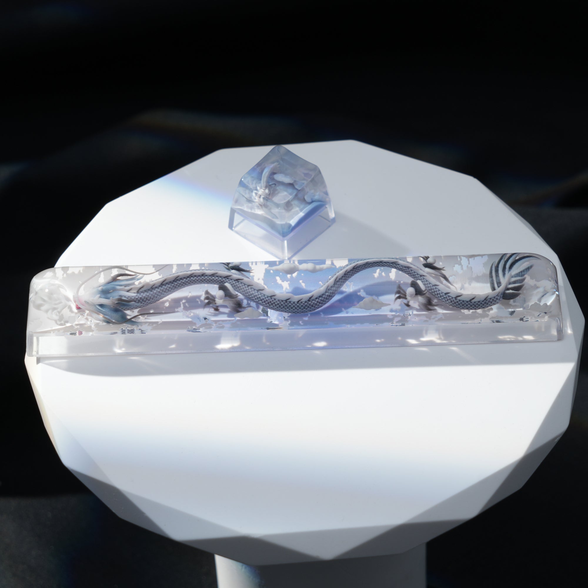 Womier Auspicious Dragon Artisan Resin Keycaps (5 Colorways)