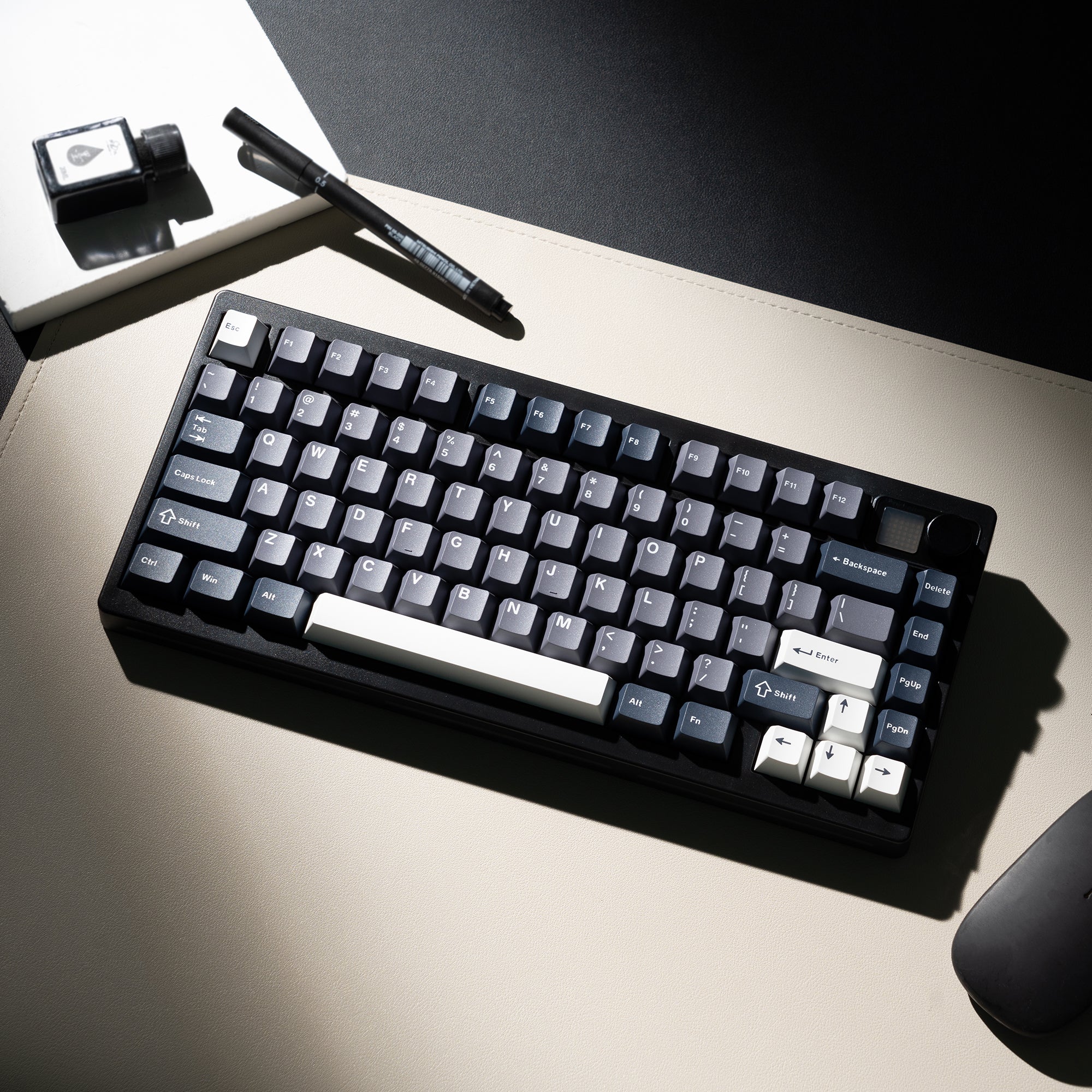 Womier MT75 Tri-Mode Mechanical Keyboard With Screen＆ Knob - Womier Keyboard