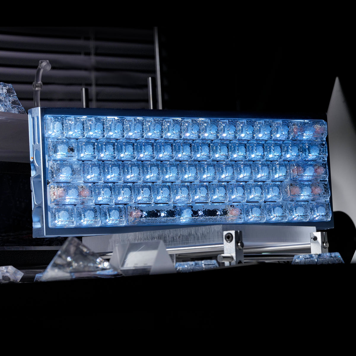 Womier Ripple Clear PC Side-Printed Keycaps  126 Keys