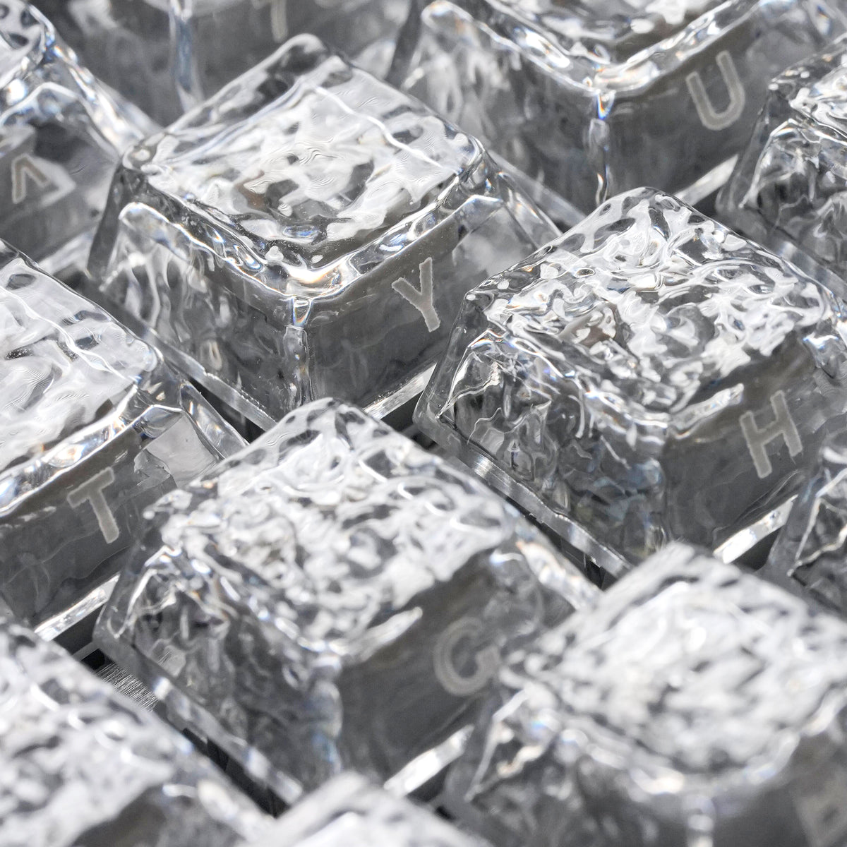 Womier Ripple Clear PC Side-Printed Keycaps  126 Keys