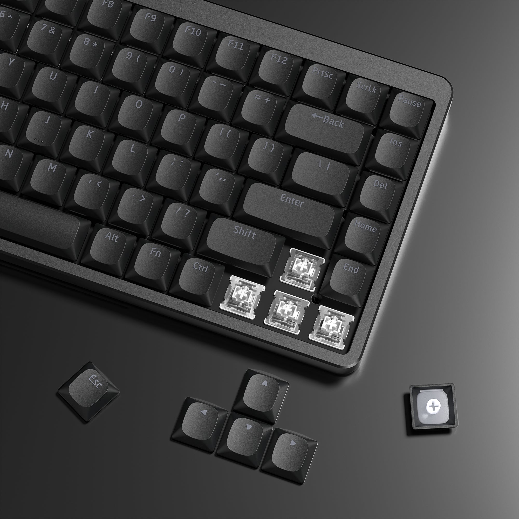 Womier Horizon V2 Low Profile Shine-Through Double-Shot PBT Keycap Set