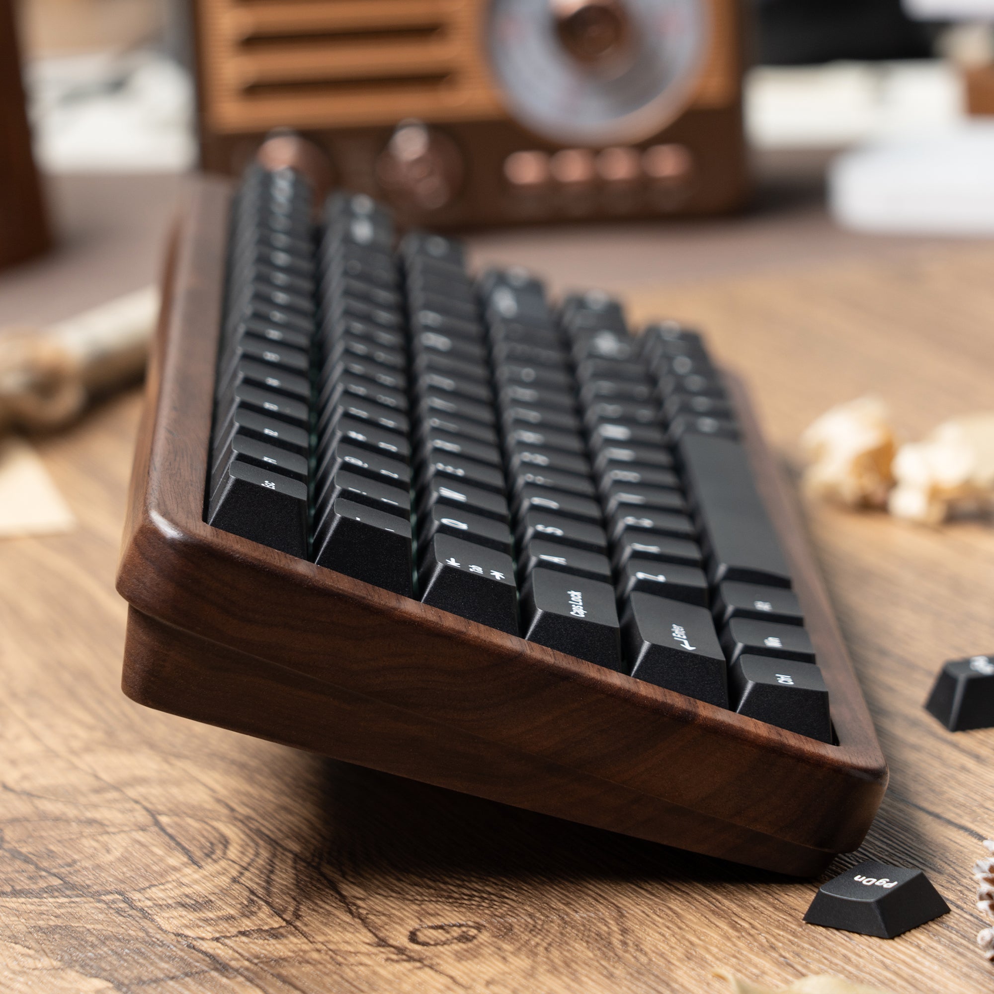Womier WD75 75% VIA Support Wireless Wooden Keyboard