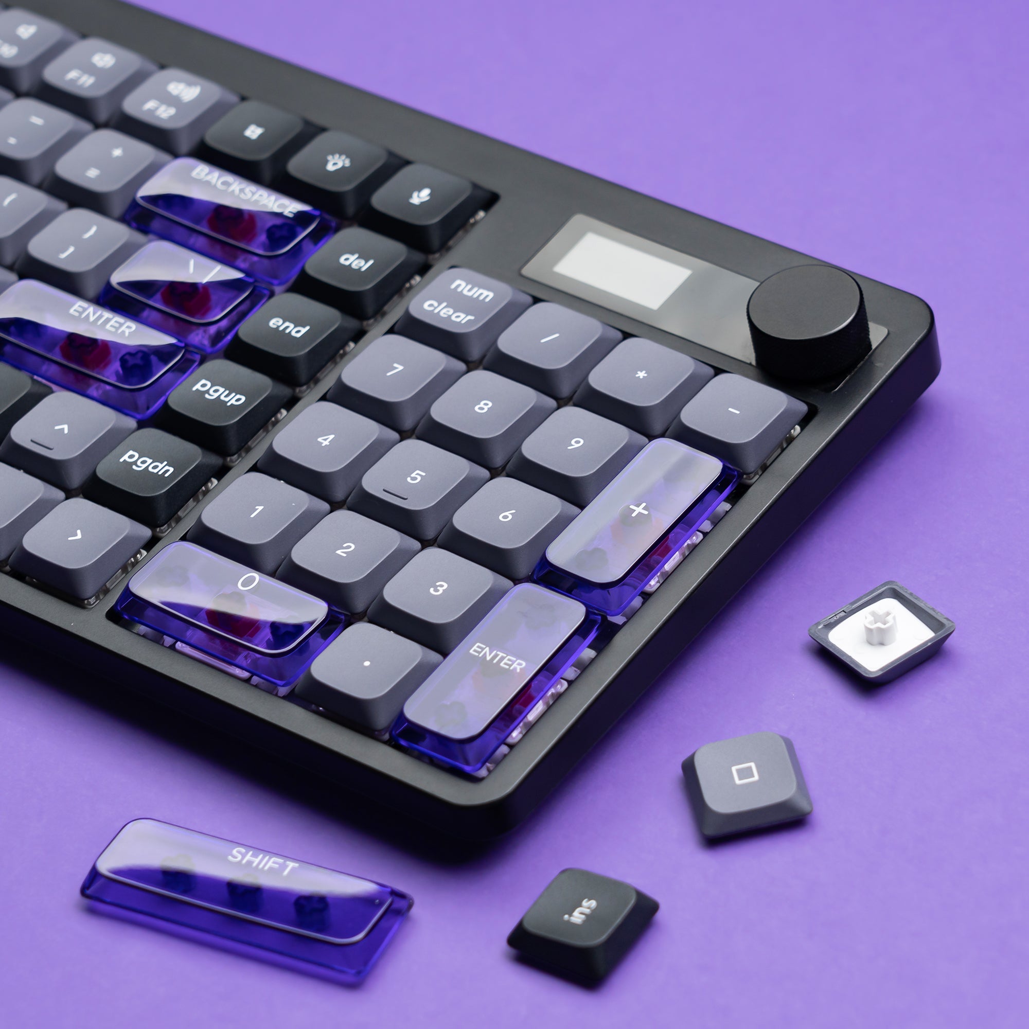 Skyline R3 Low Profile PBT+PC Double-Shot Keycap (3 Colorways)