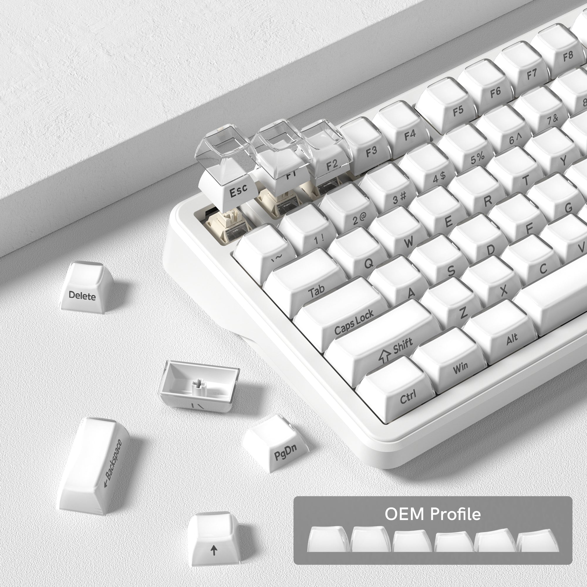 Womier L75 75% Wireless RGB Gasket Mounted Mechanical Keyboard with Knob