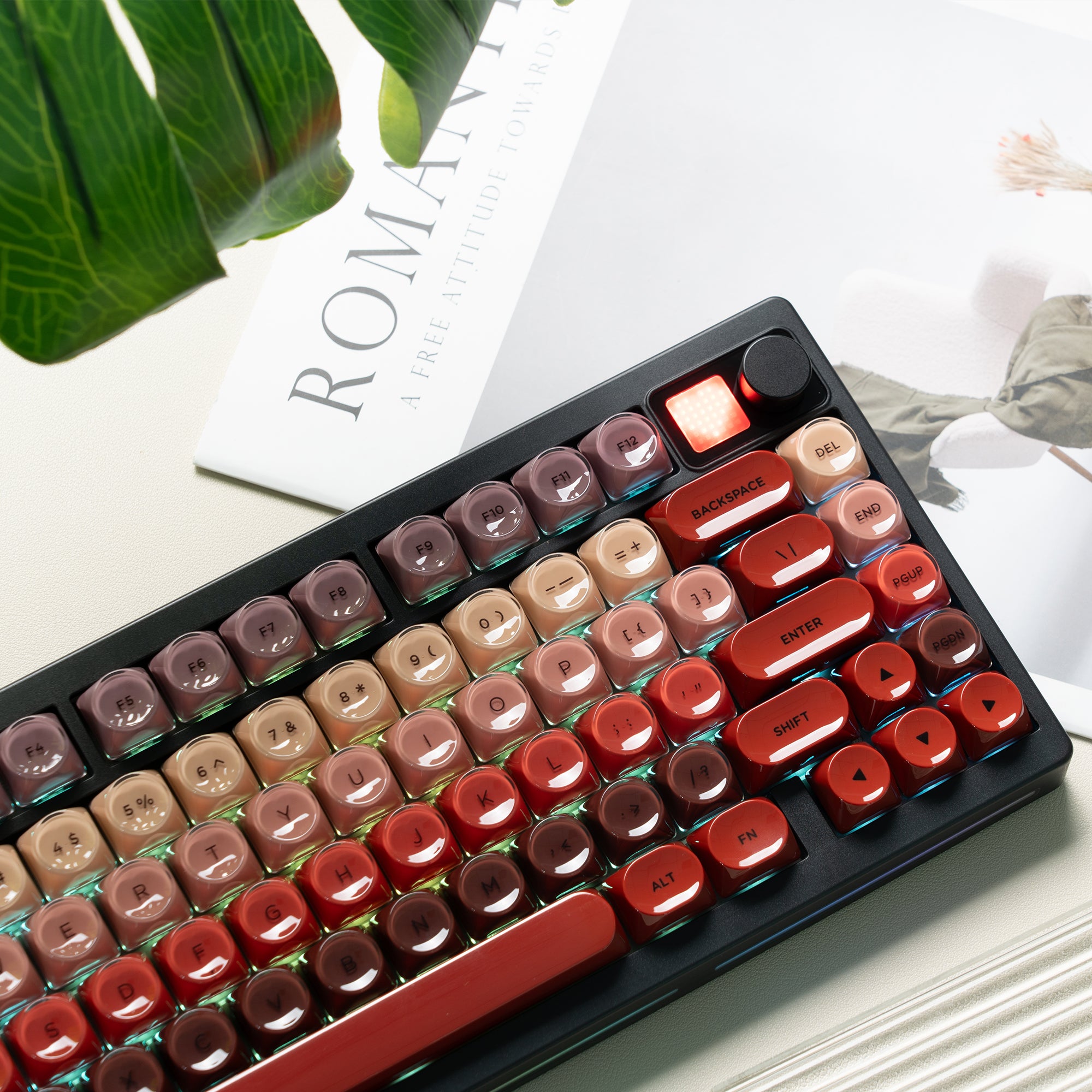 Womier MT75 Tri-Mode Mechanical Keyboard With Screen＆ Knob - Womier Keyboard