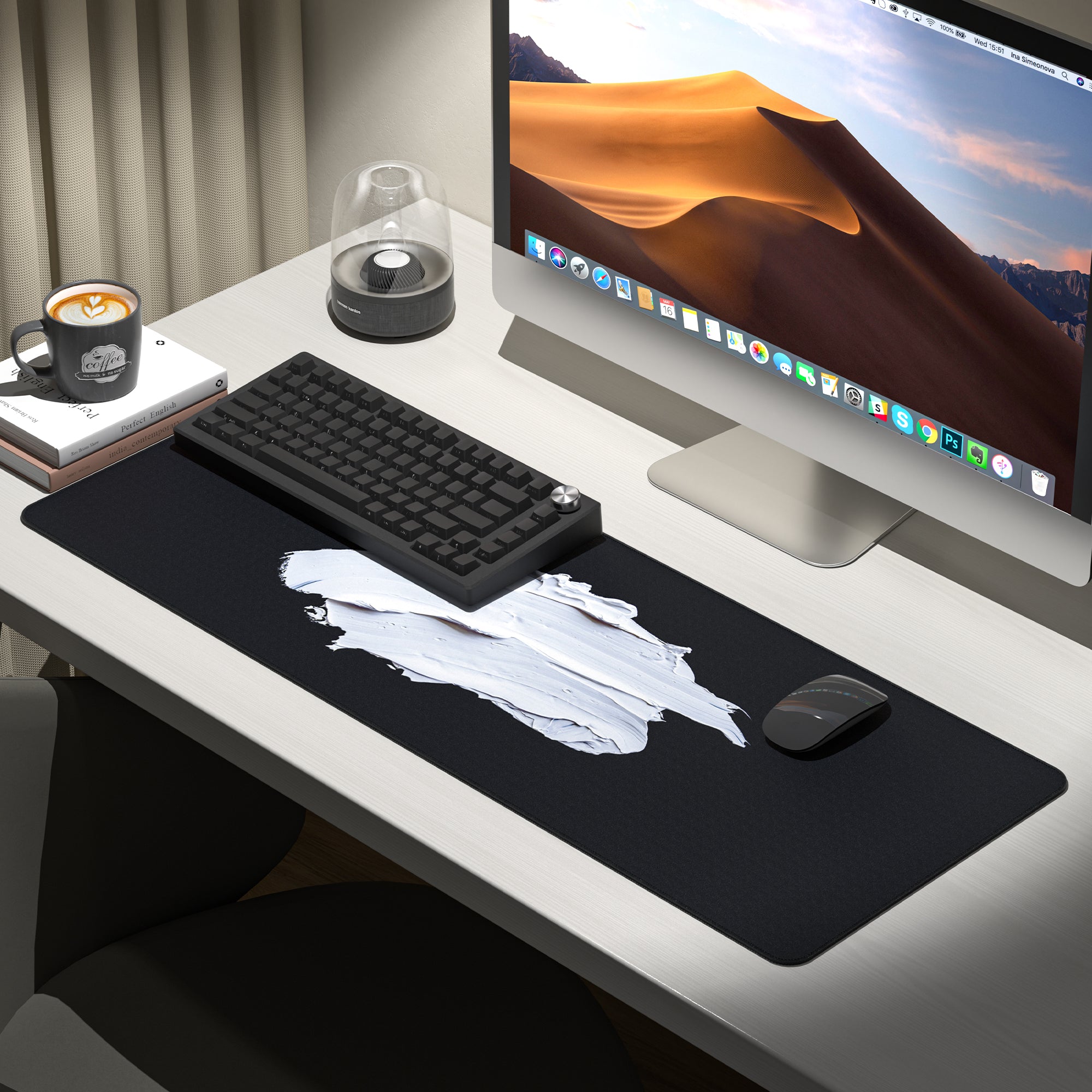 Womier Putty Themed Large Desk Mat