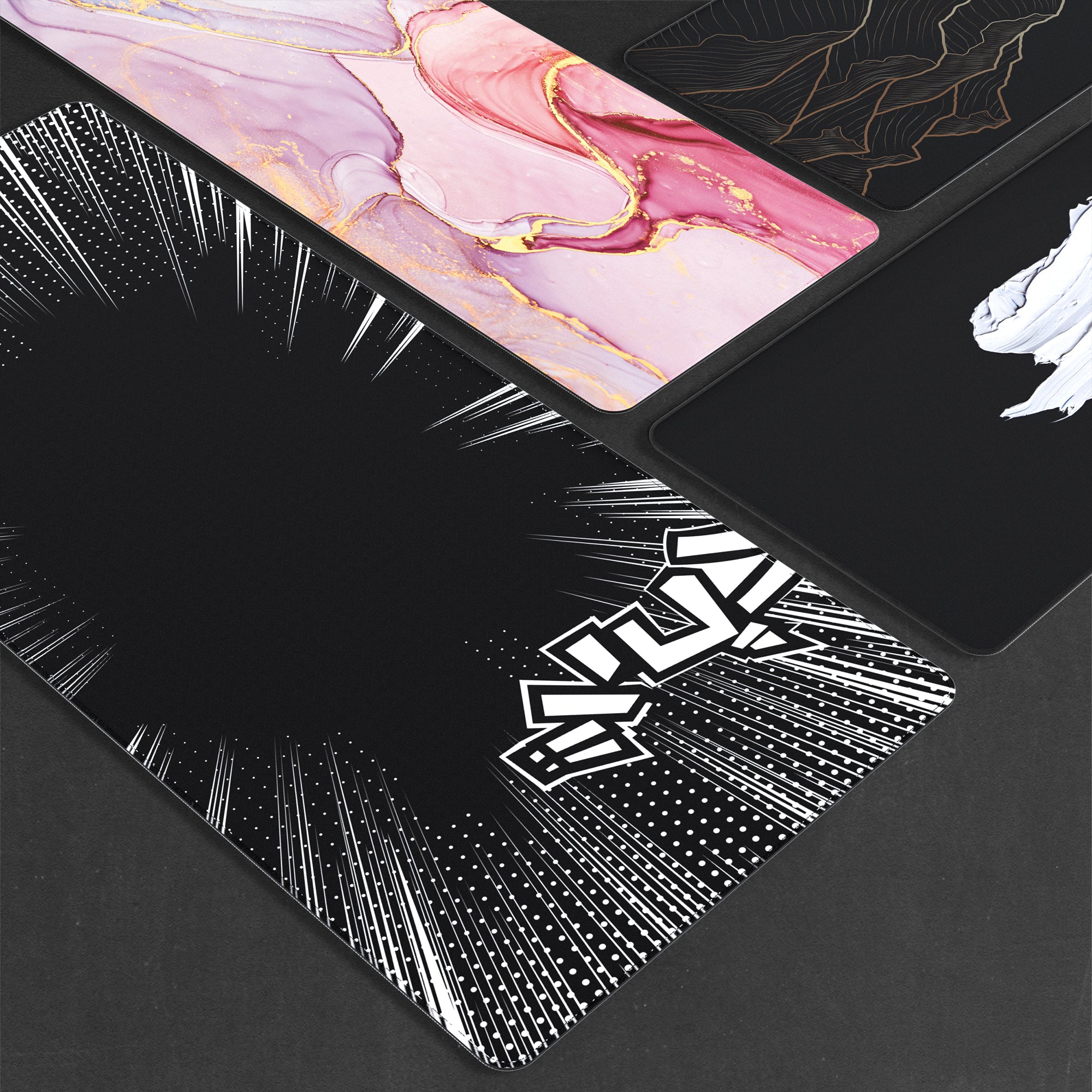 Womier 衝撃 Themed Large Desk Mat