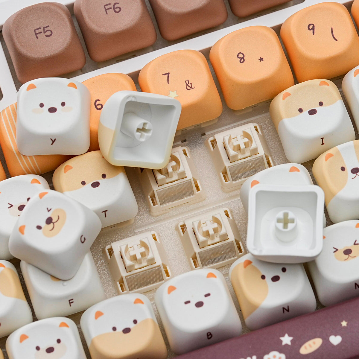 Womier Forest Animals MOA Profile Dye-Sublimation PBT Keycap Set