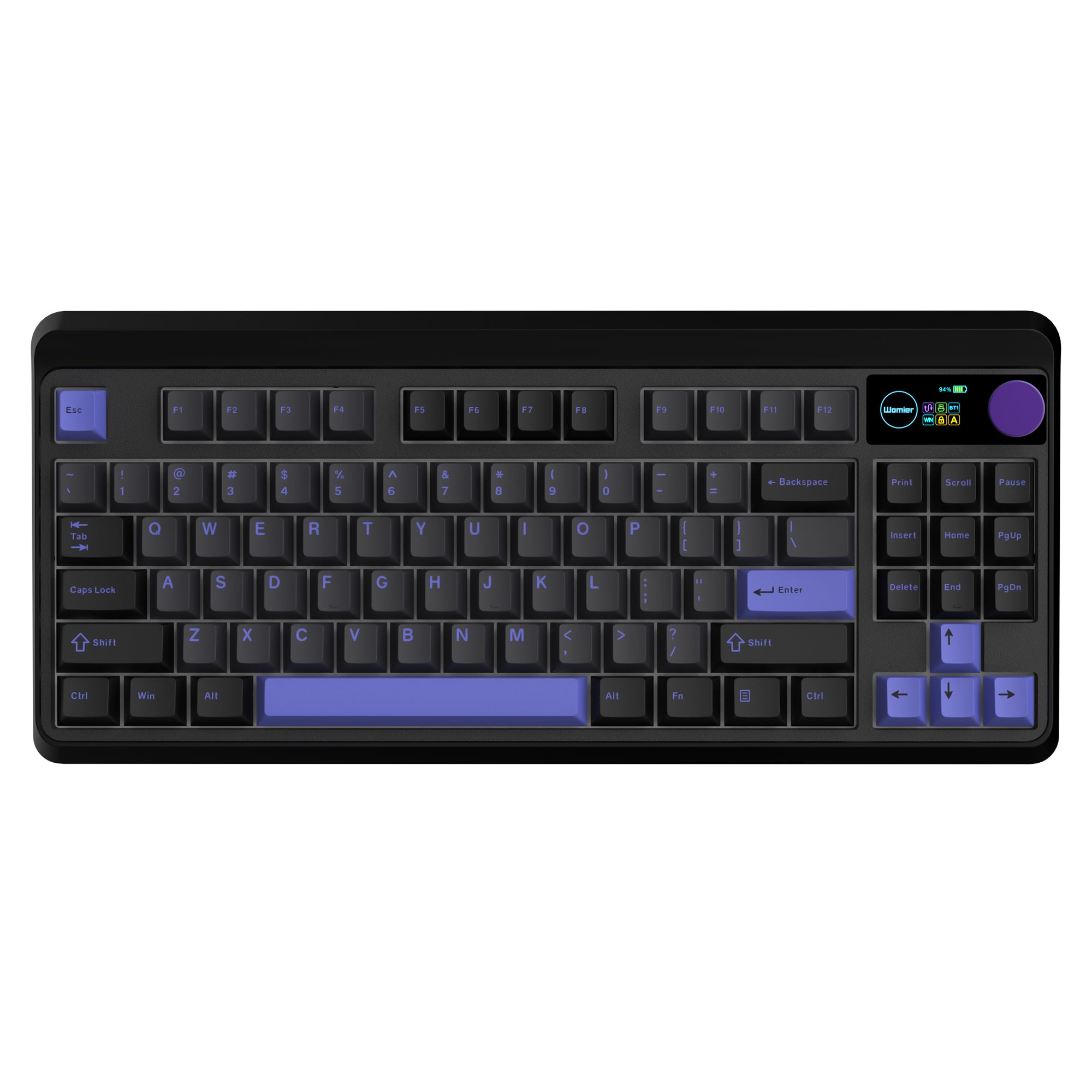 Womier M87 Pro TKL Wireless Mechanical Keyboard with Multimedia Display