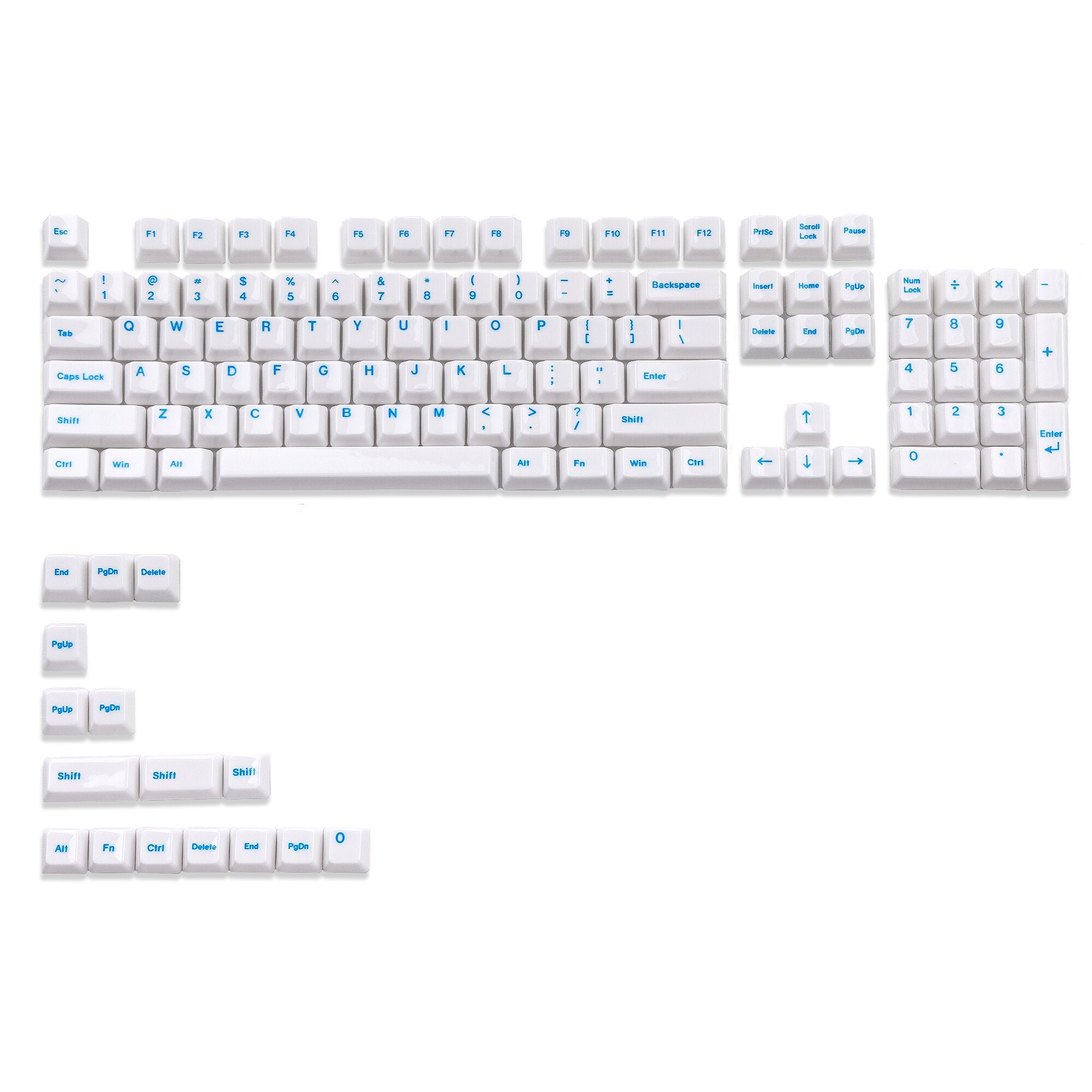 Womier Glaze Ceramic Cherry Profile 120-Key Full Keycap Set