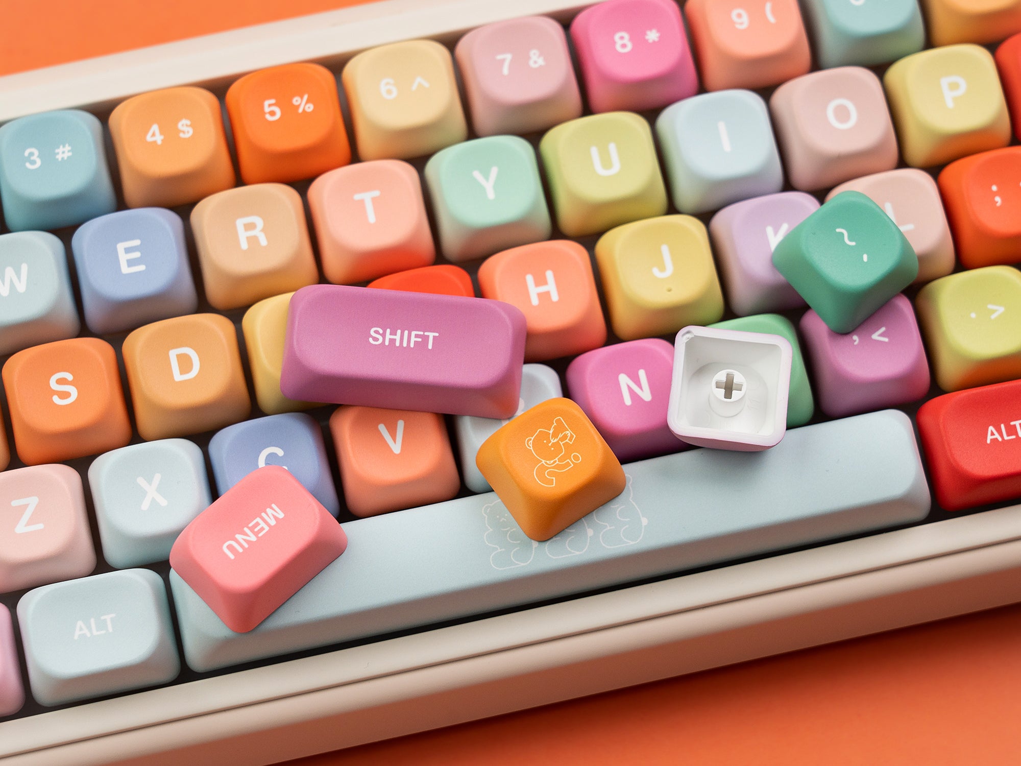 Womier Candy MOA Profile Dye-Sublimation PBT Keycap Set