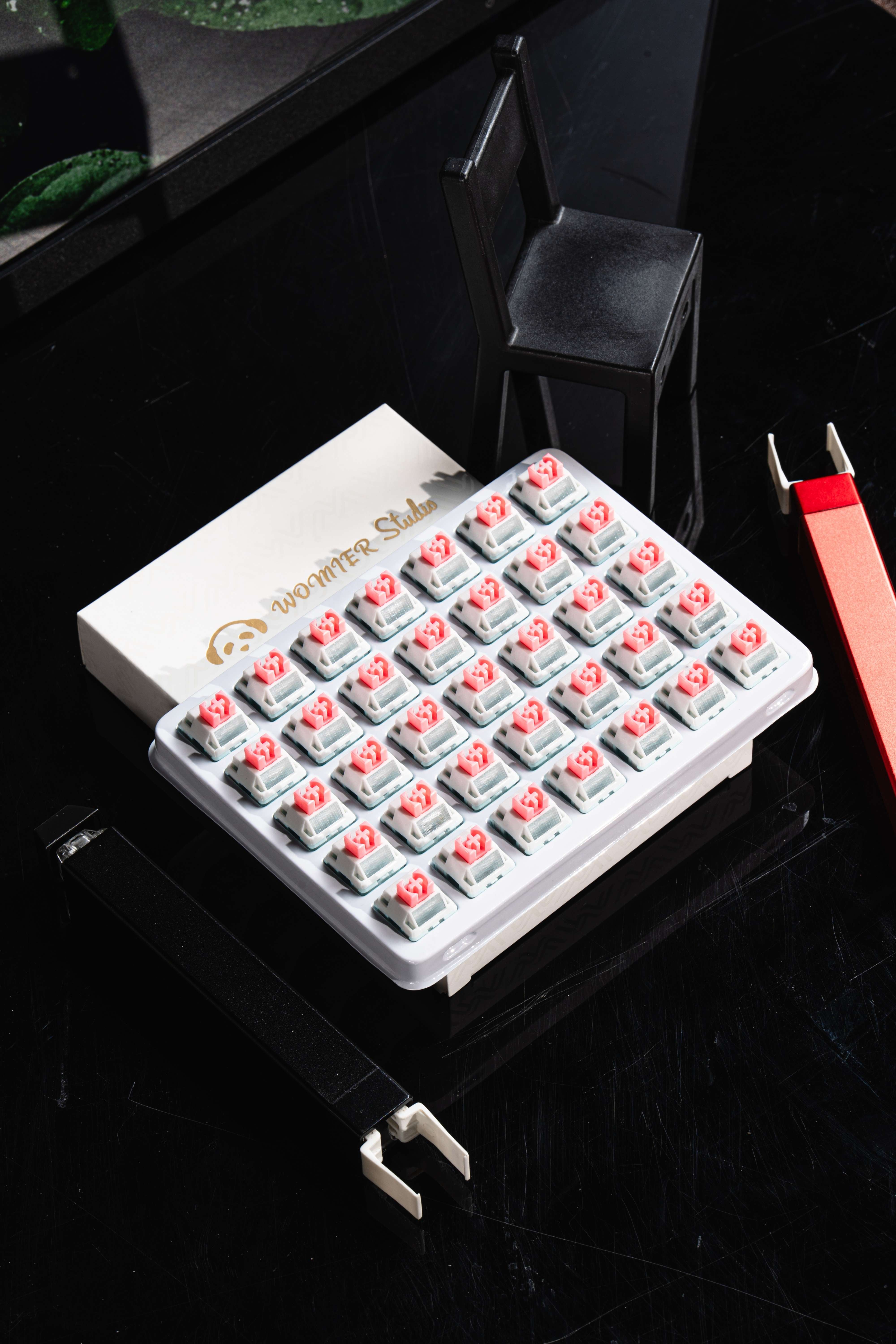 Womier New POM Series Pre-lubed Linear Switches (35 pcs/box)