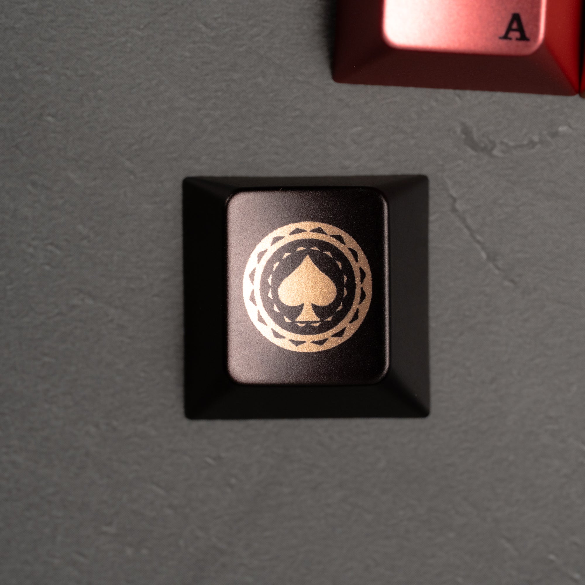 Womier Spade 112-Key Cherry Profile Metallic Coating Keycap Set