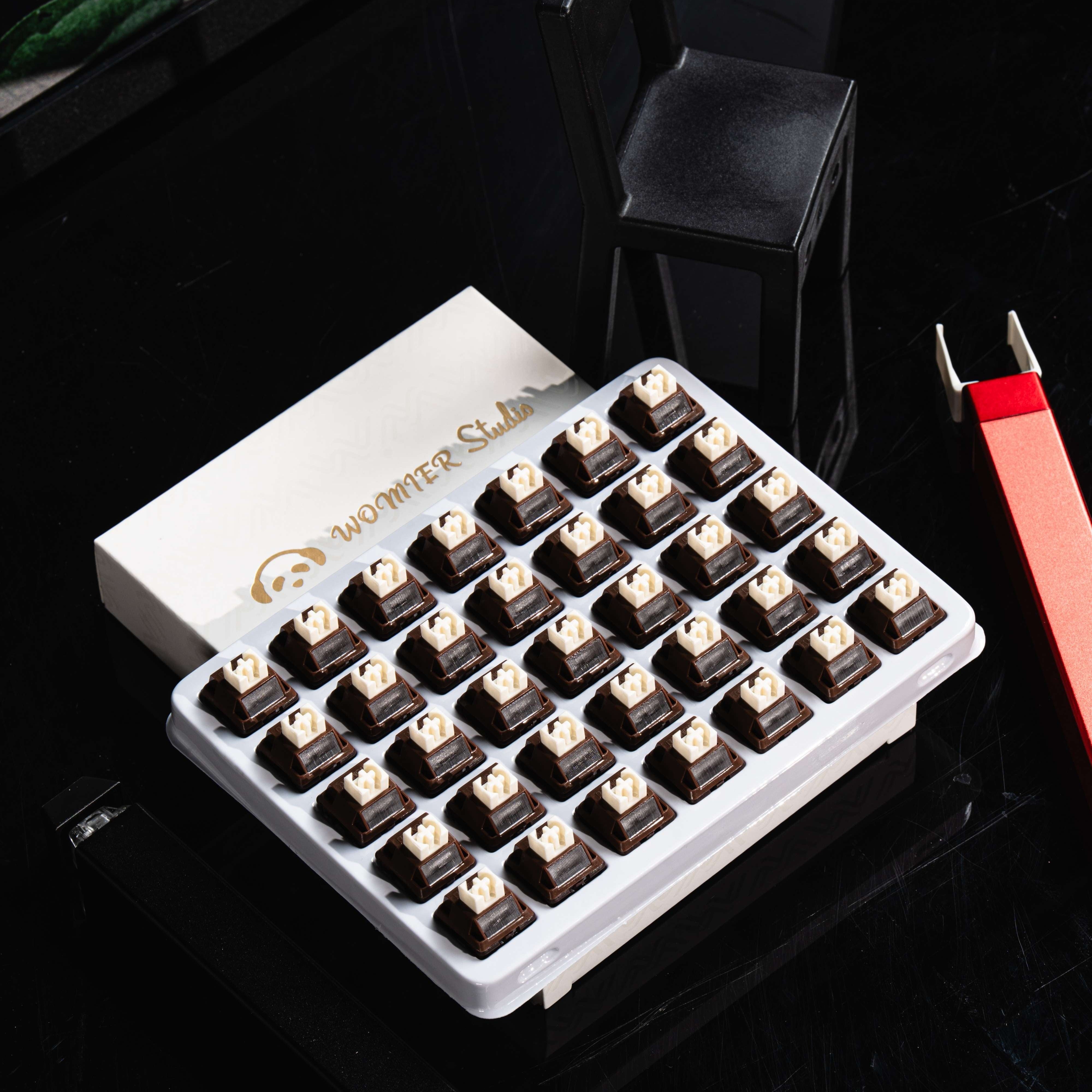 Womier New POM Series Pre-lubed Linear Switches (35 pcs/box) - Womier Keyboard