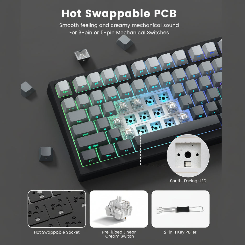Switch customization on Womier X98 mechanical keyboard