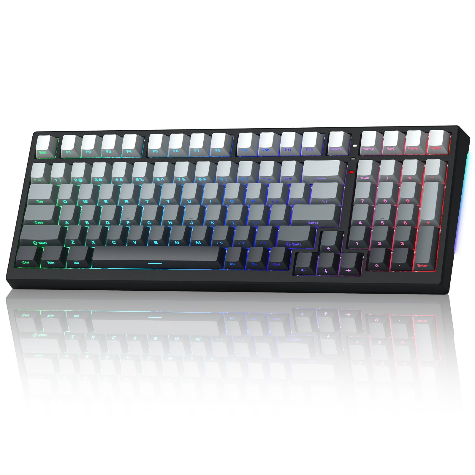 Womier X98 wireless mechanical keyboard with RGB lighting