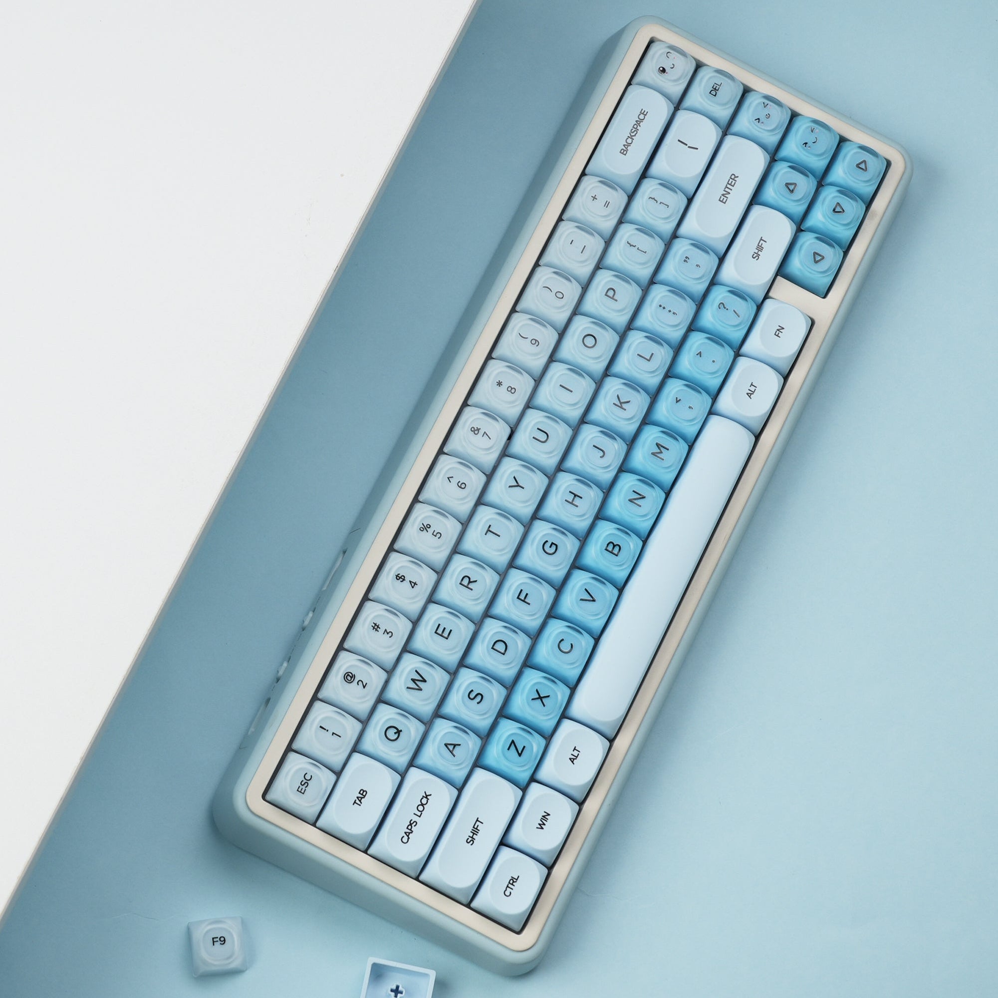 Womier Foundation/Lipstick 132-Key MOA Profile Translucent PBT+PC Keycap Set