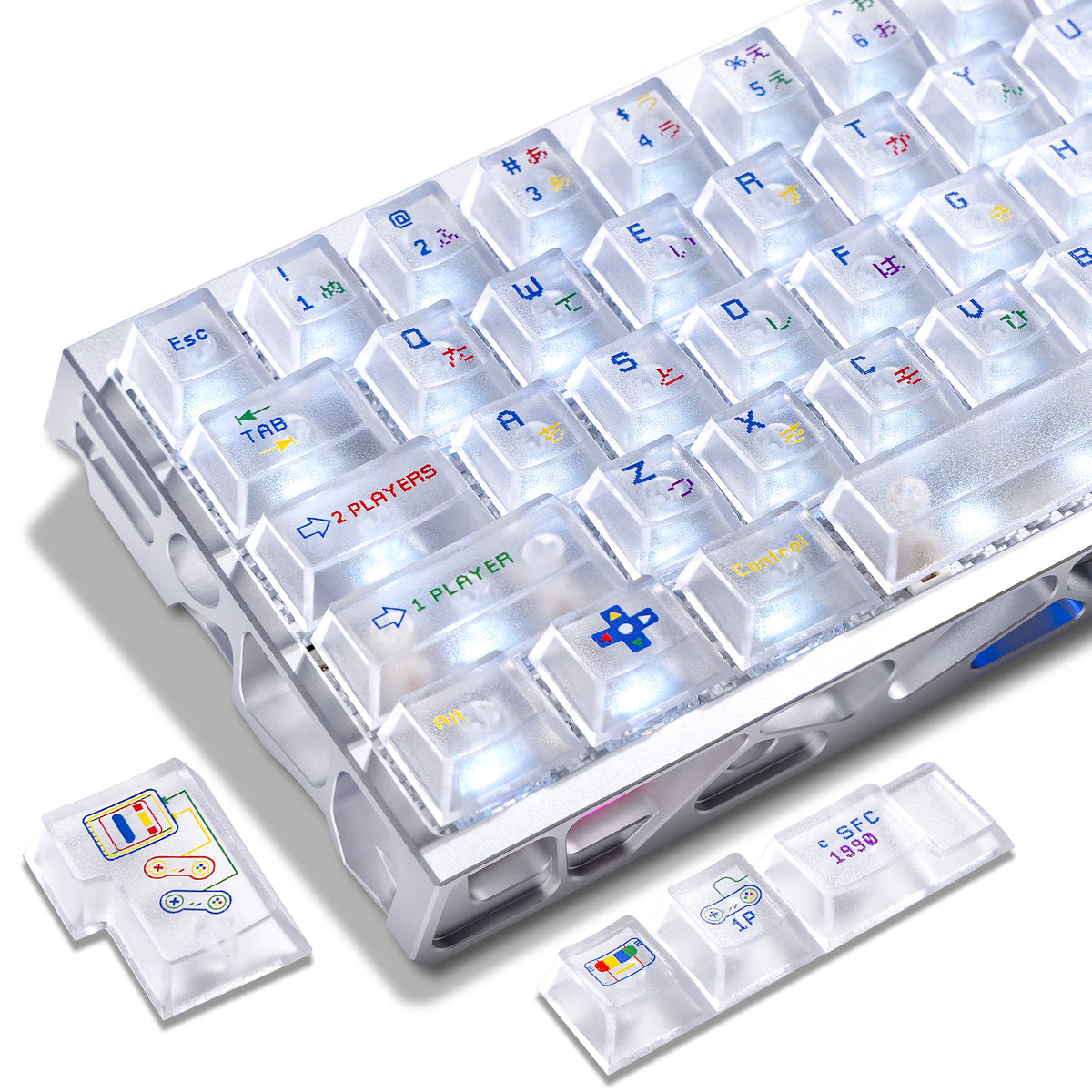 Womier Shine-Through Keycaps UV Print