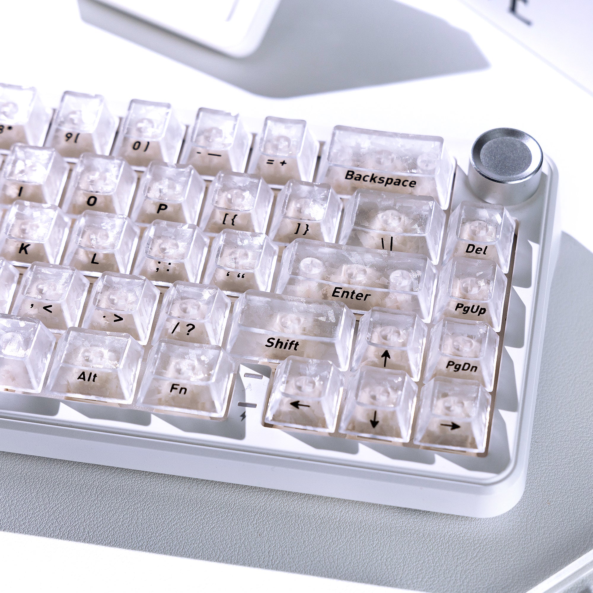 Womier Translucent Forged Side-Printed Carbon Keycaps (132-Key)