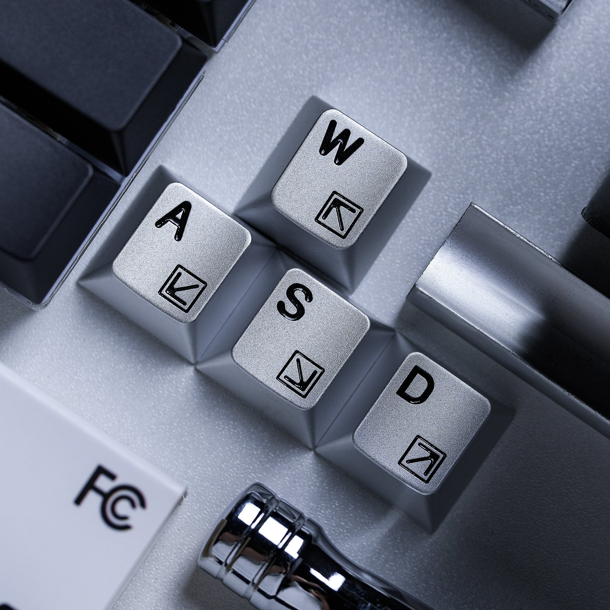 Womier Aluminum Anodized WASD Keycaps (4-Key Set)
