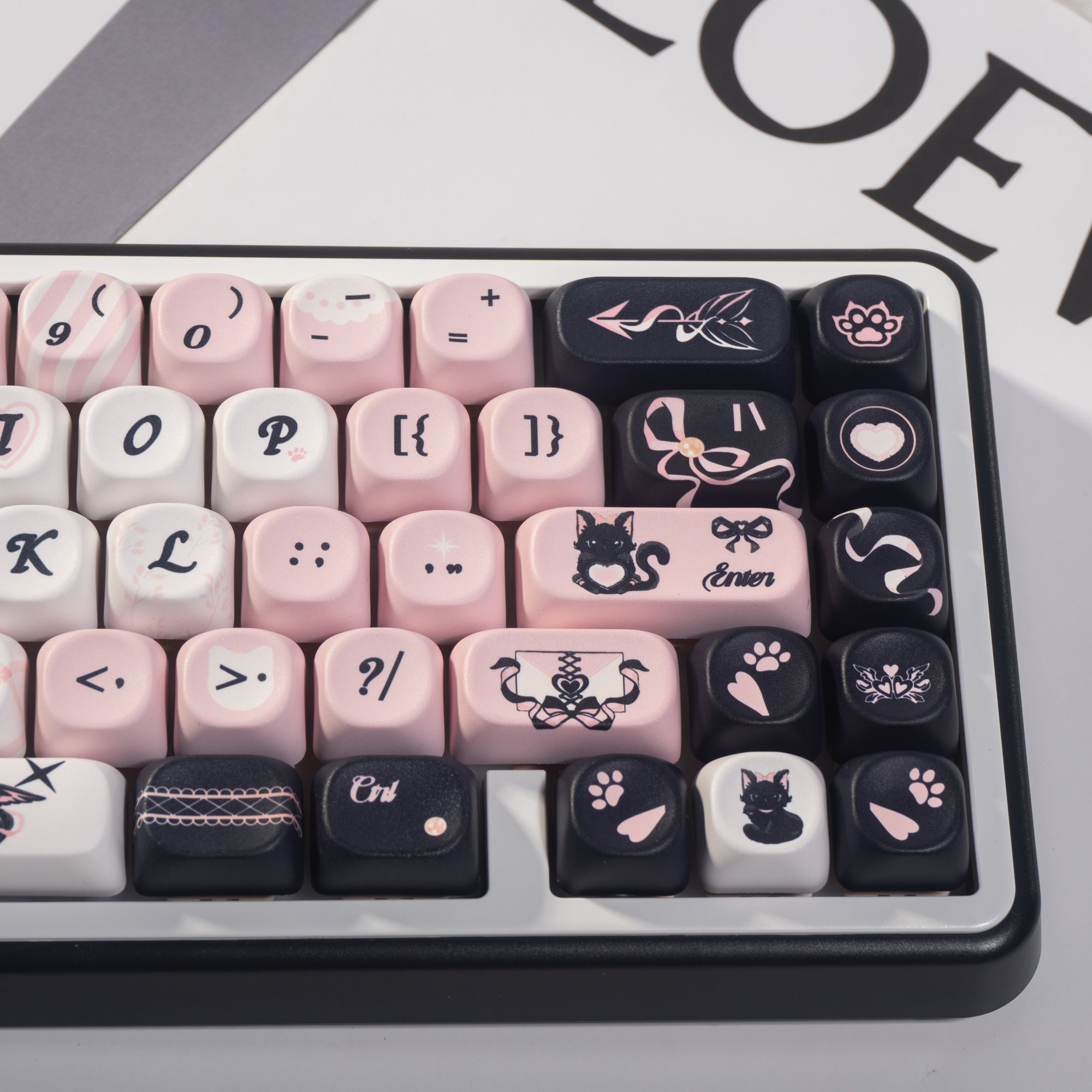 Womier Plaid Girl MOA Profile Dye-Sublimation PBT Keycap Set