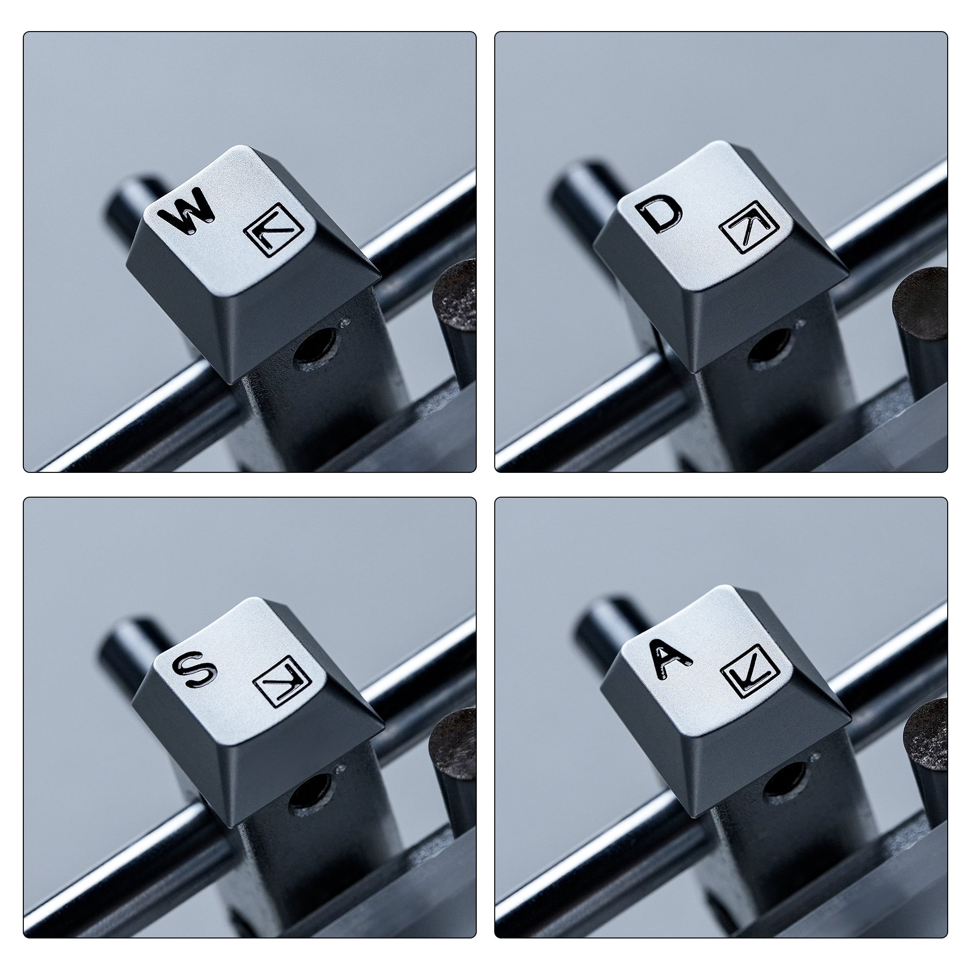 Womier Aluminum Anodized WASD Keycaps (4-Key Set)