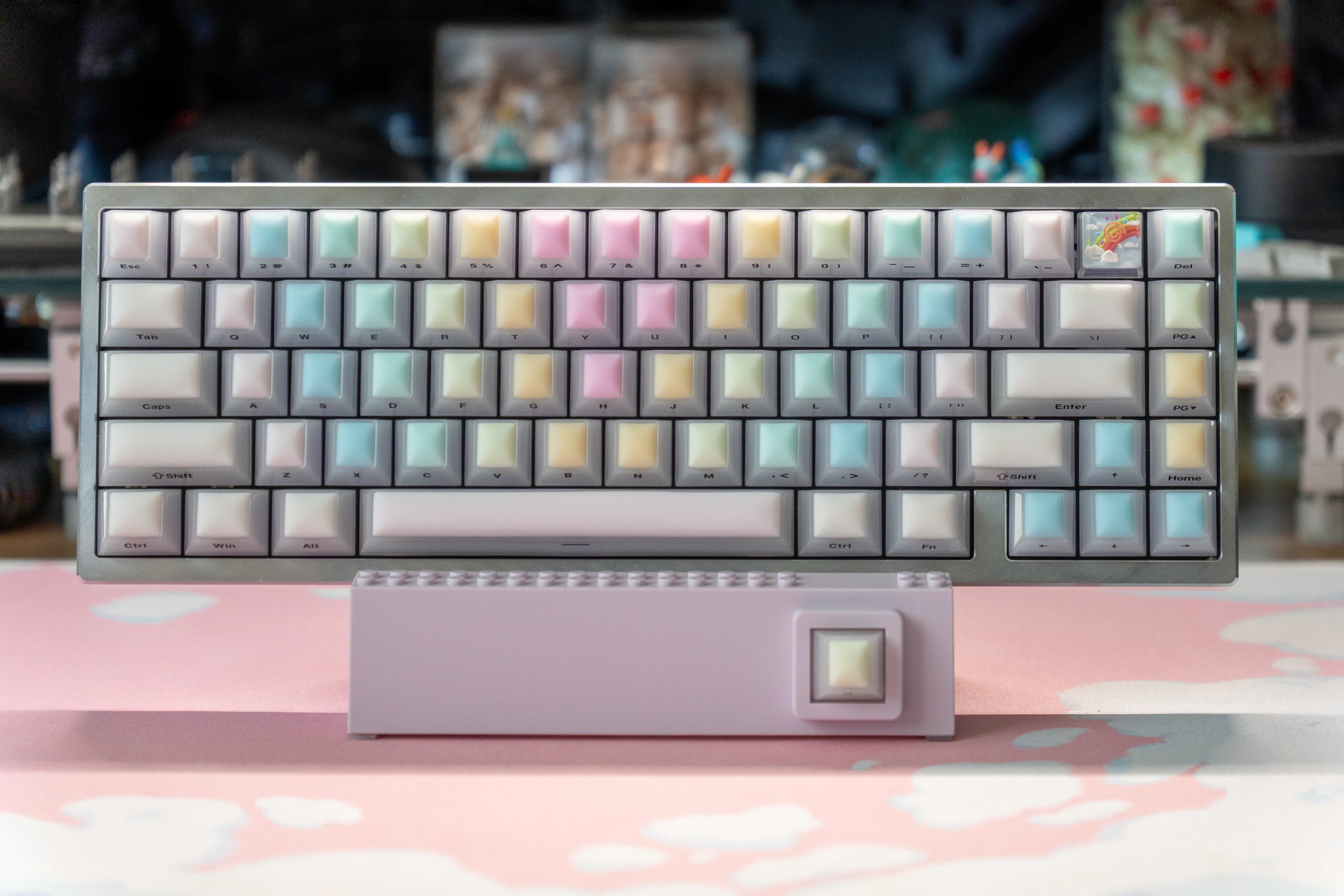 Womier Rainbow Jello 126-Key Cherry Profile Silicone+PC