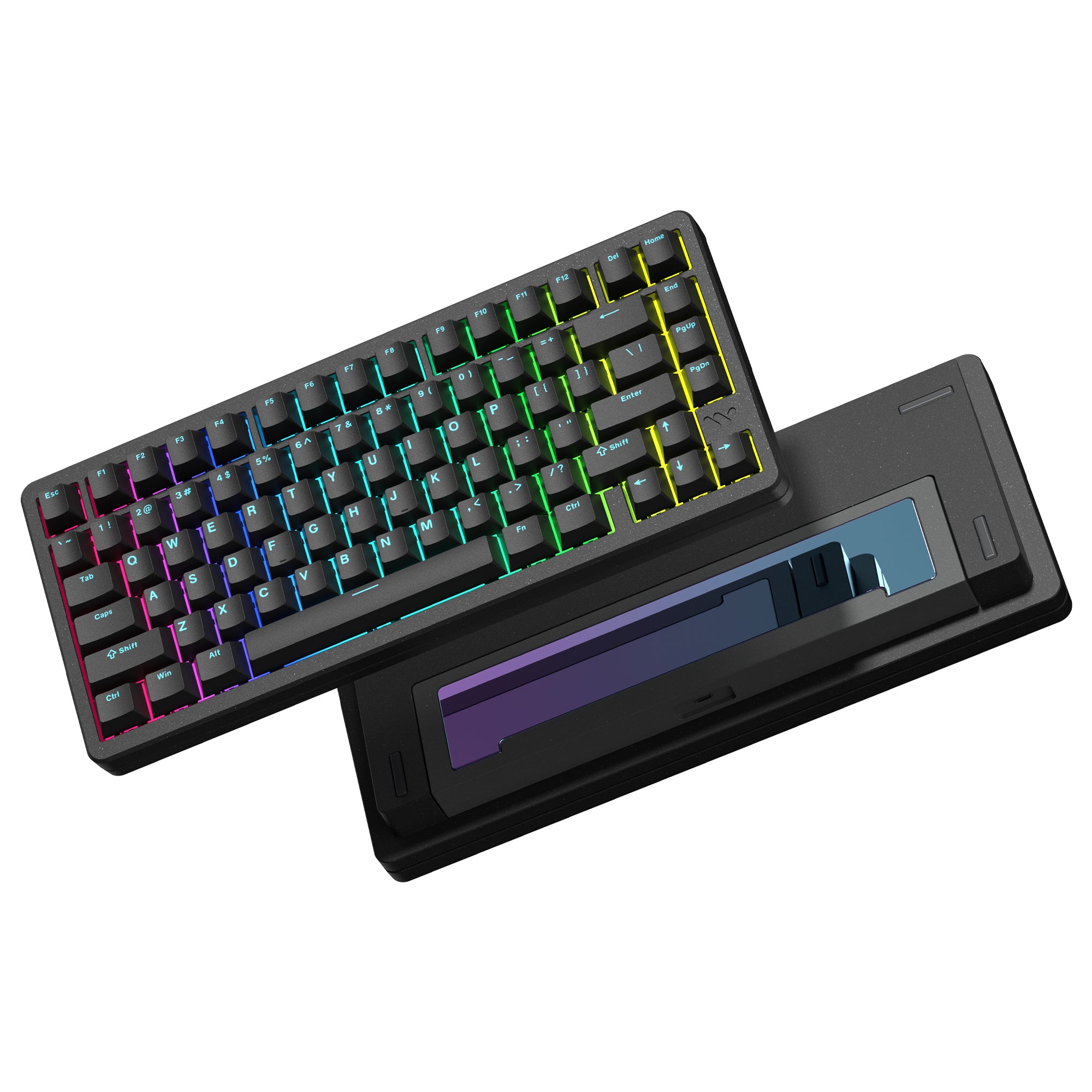 Premium CNC aluminum mechanical keyboard design of Womier SK75 TMR with durable keycaps