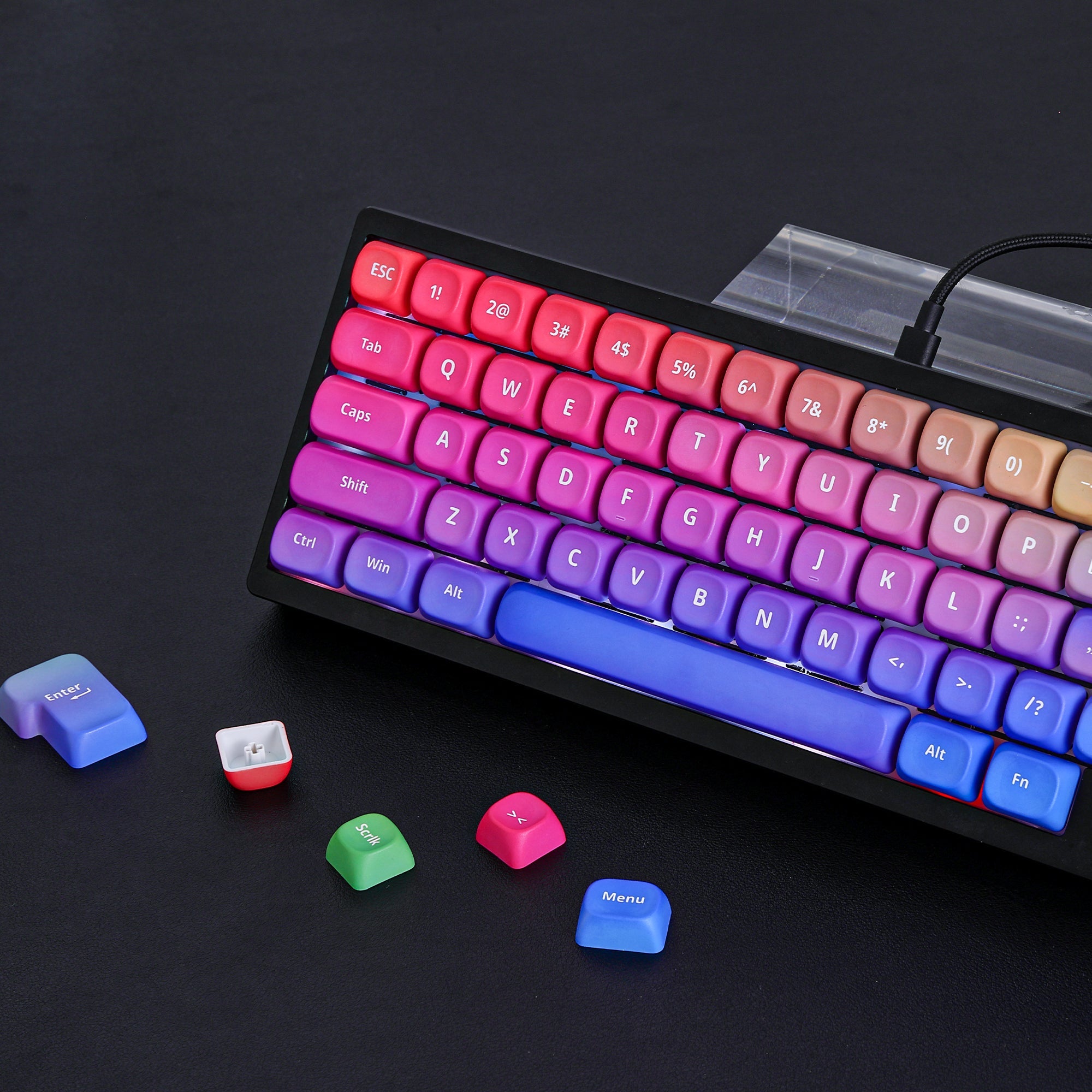 Womier Candy MOA Profile Dye-Sublimation PBT Keycap Set - Womier Keyboard
