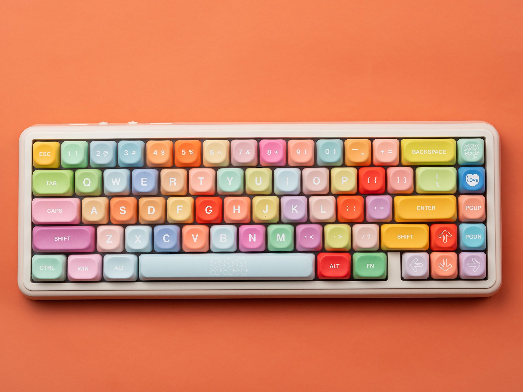 Womier Candy MOA Profile Dye - Sublimation PBT Keycap Set - Womier Keyboard