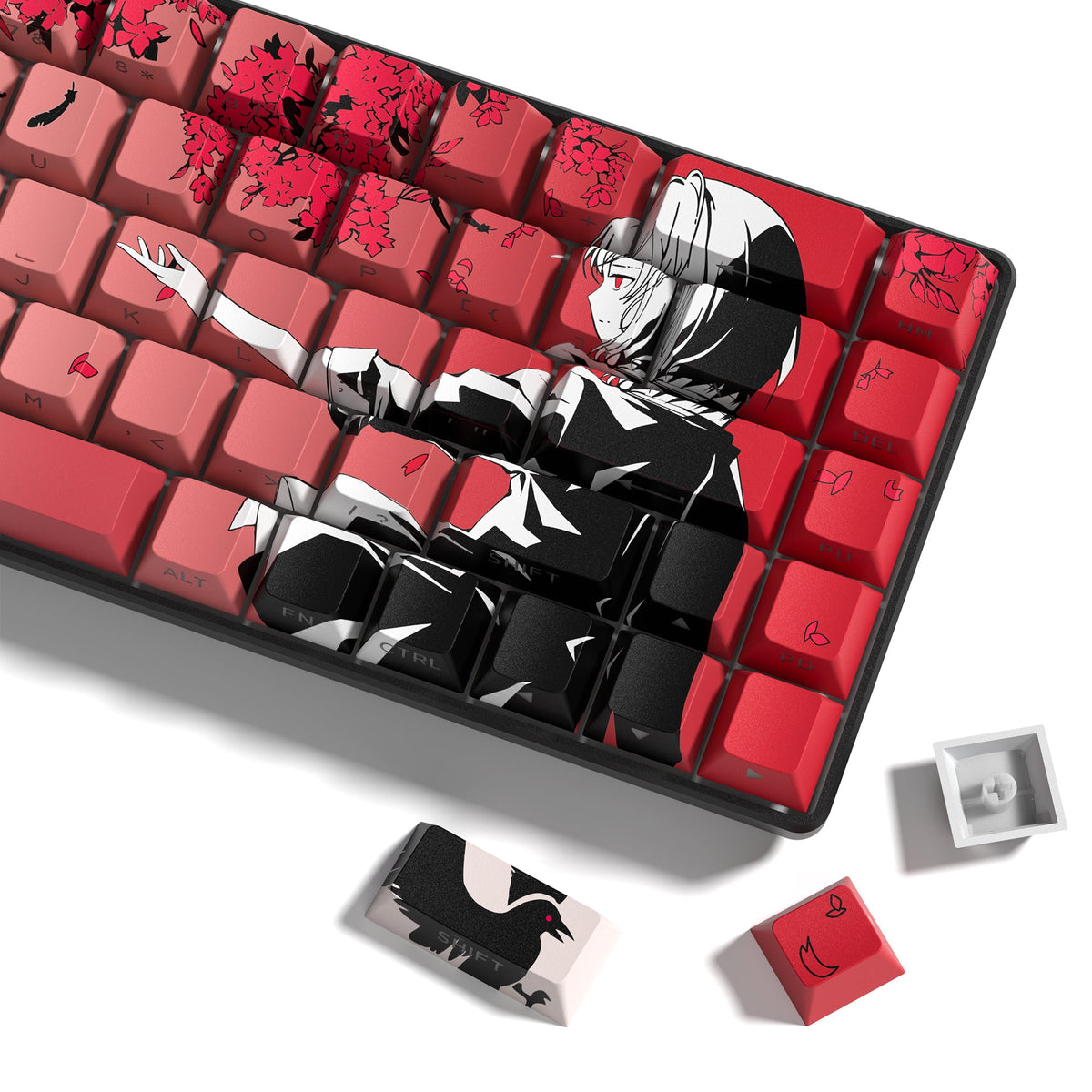 Womier Cherry Profile Dye-Sub Side-Printed Keycaps Set (129 Keys) - Womier Keyboard